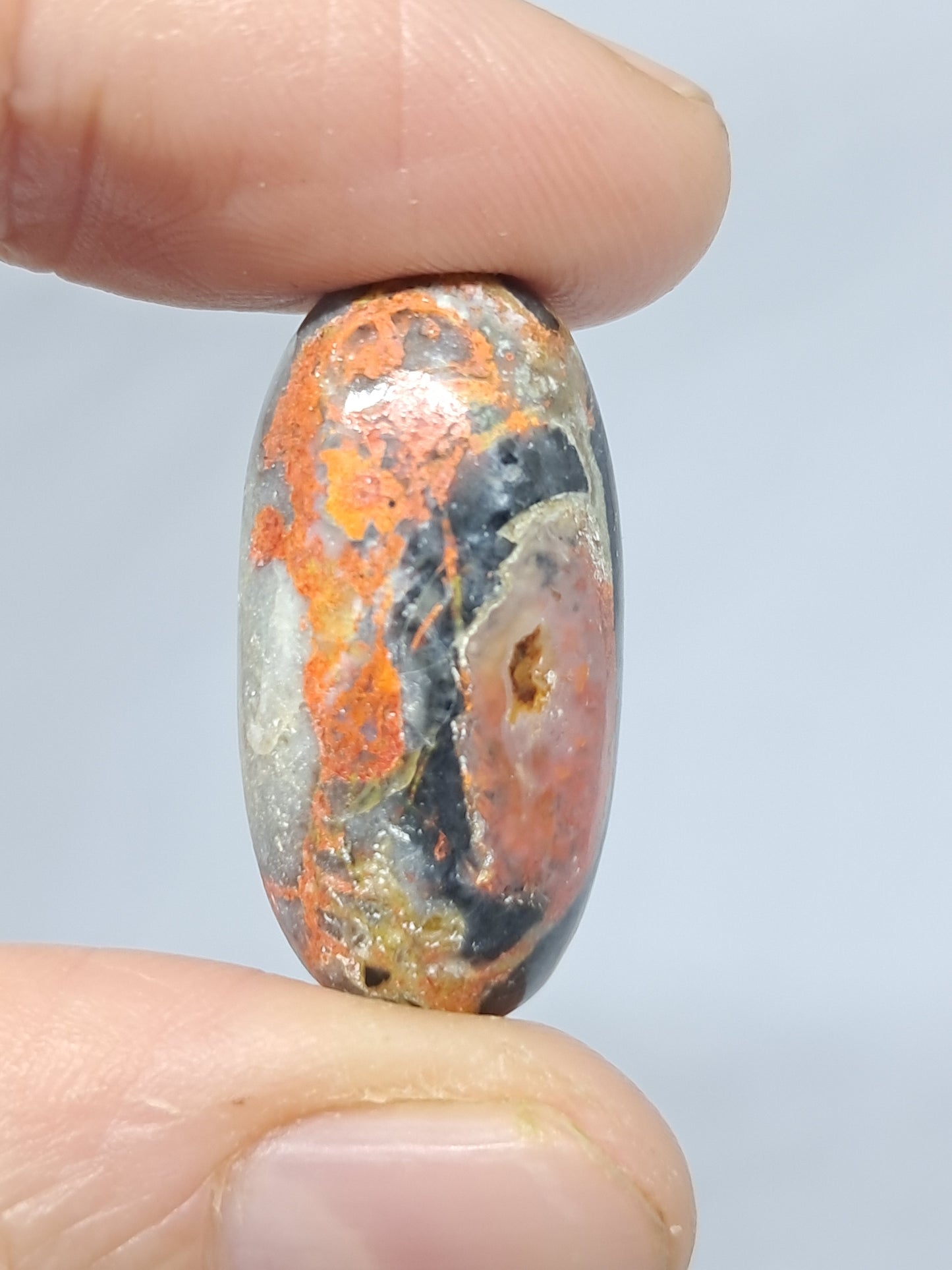 Red Bumblebee Jasper (Non-precious natural stone) #BJ1