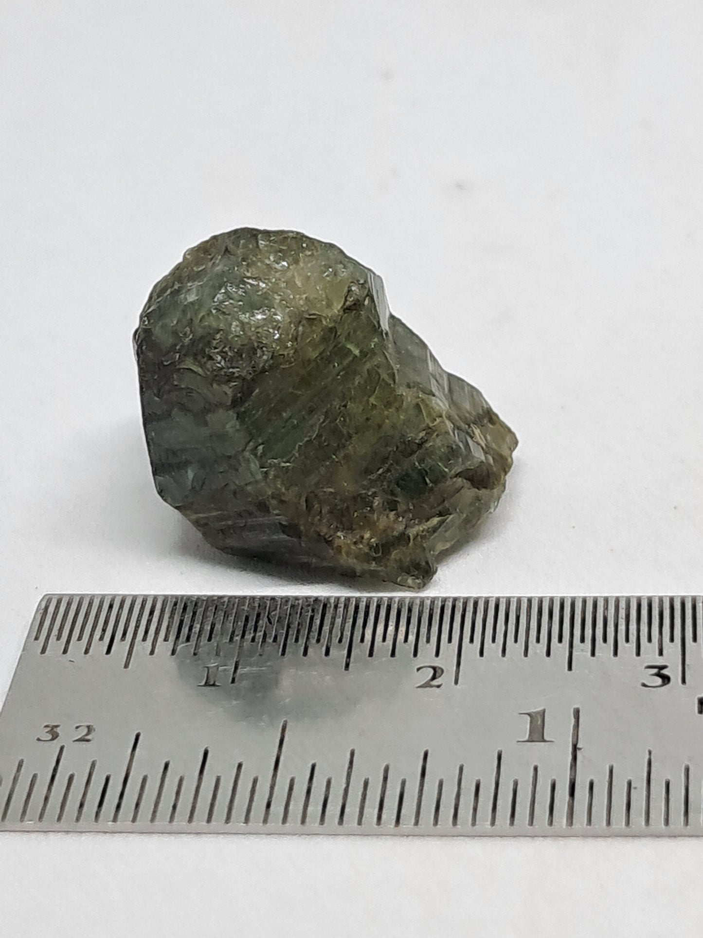 Natural Green Sapphire Crystal (Karur) Rough Stone | Mineral Specimen #SP23