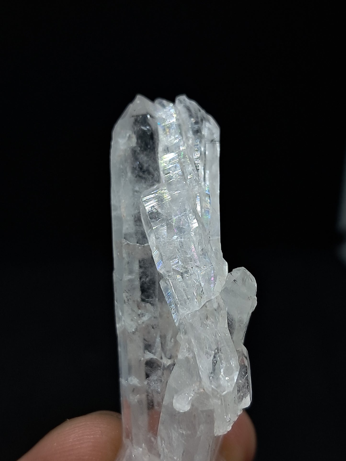 Cúmulo de Cuarzo Faden Claro (Santander, Colombia) Punta Natural | Ejemplar Mineral #COQ12