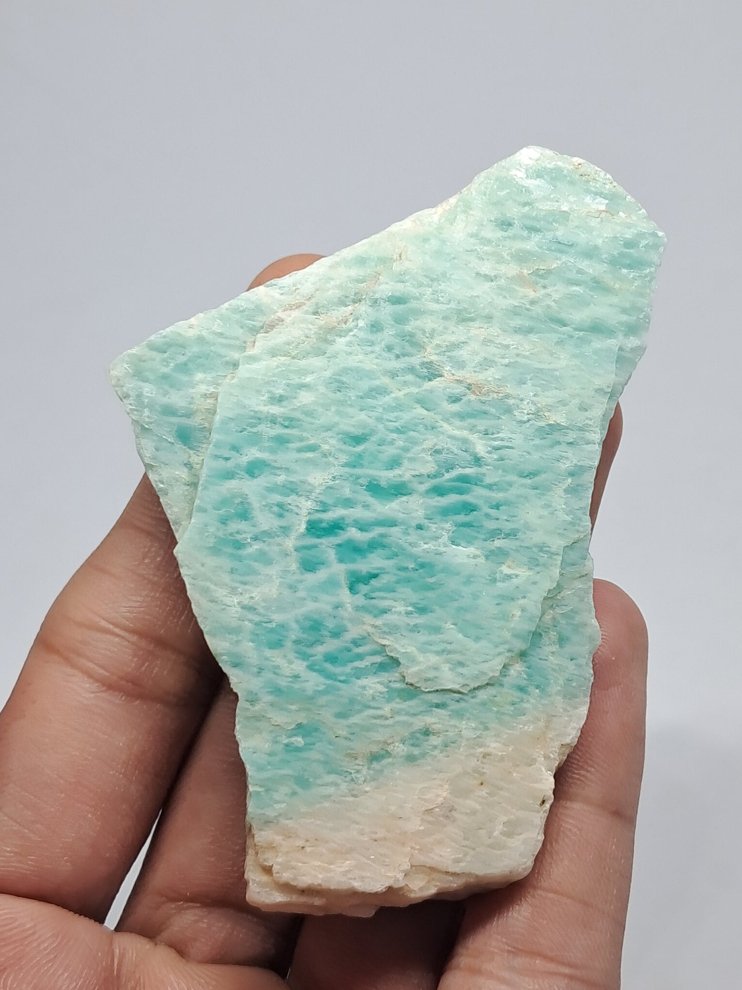 Rough Amazonite Slice | Natural Stone | Mineral Specimen #AZ1