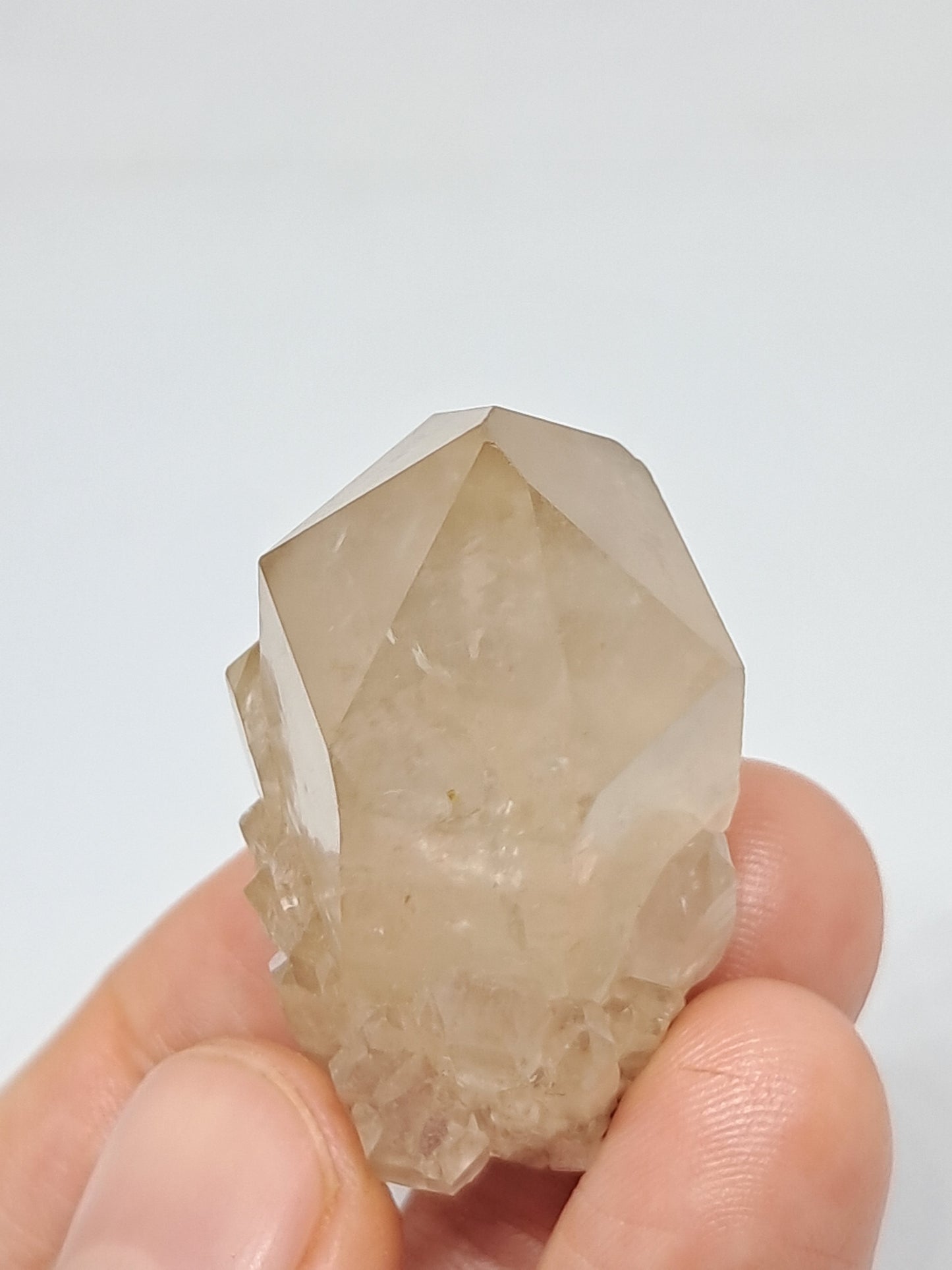 Natural Citrine "Kundalini" (Democratic Republic of Congo) Crystal Point | Mineral Specimen #CTN12