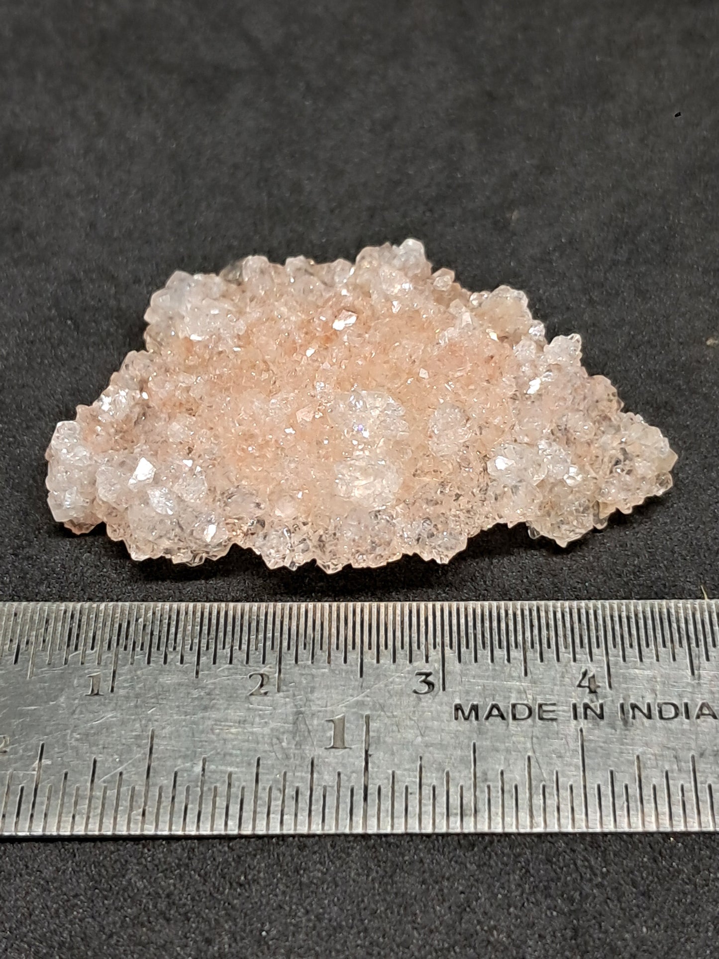 Pink Apophyllite On Quartz Floater Cluster (Ajanta) Natural Crystal | Mineral Specimen #APP1