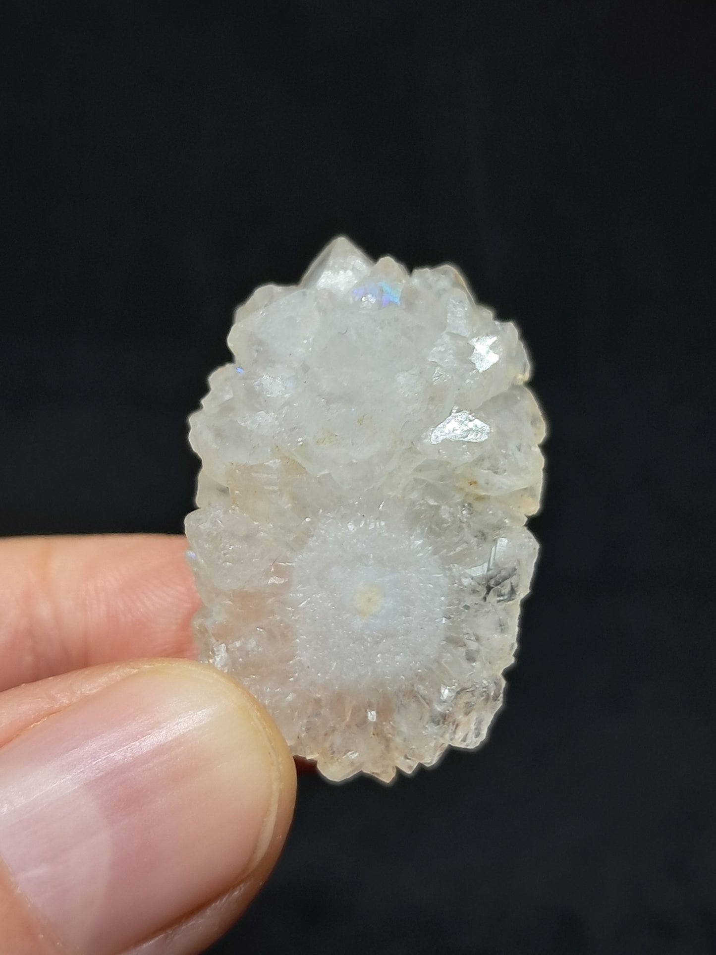 Iris Quartz Stalactite (Anandalite) *high iridiscence* (Non-precious stone) #AQ21