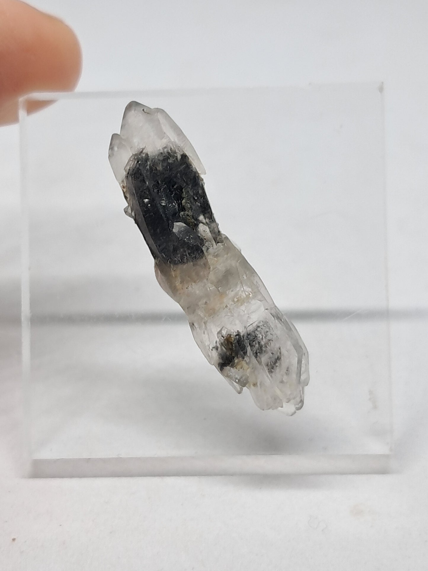 Tourmalinated Quartz Biterminated Crystal (Non-precious stone) #TQ23