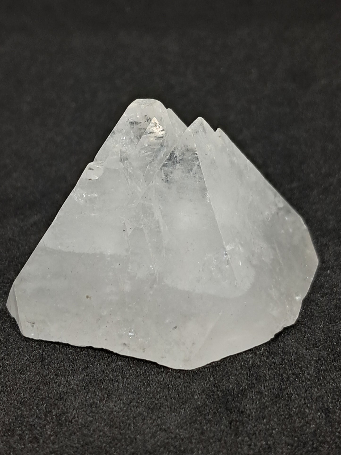 Clear Apophyllite Point w/ Multiple Terminations (Ajanta) Natural Crystal | Mineral Specimen #AP4
