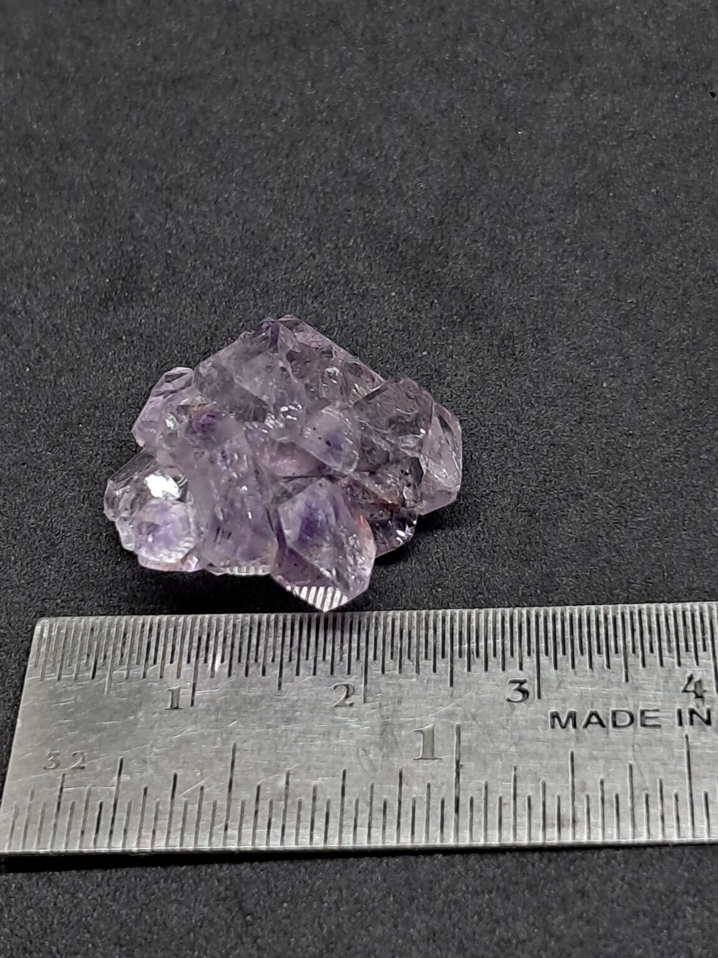 Cúmulo de Cetro de Amatista Brillante (Karur) Formación Elestial | Cristal en Bruto | Piedra Natural | Ejemplar Mineral #KA152