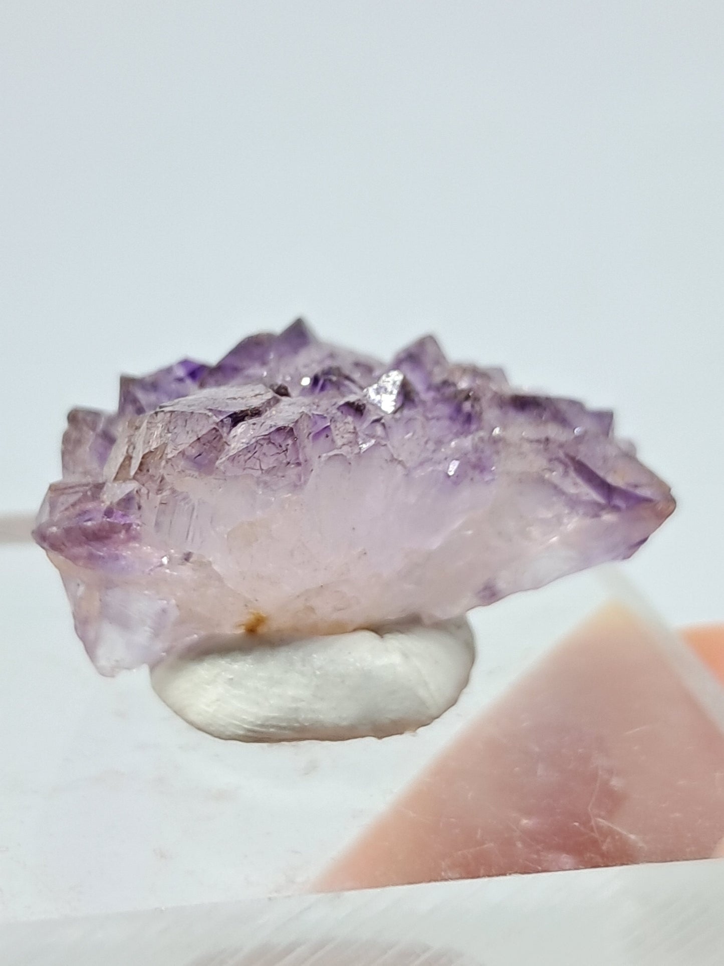 Amethyst Scepter Cluster w/ Goethite (Karur) Crystal Cluster | Natural Stone | Mineral Specimen #KA47