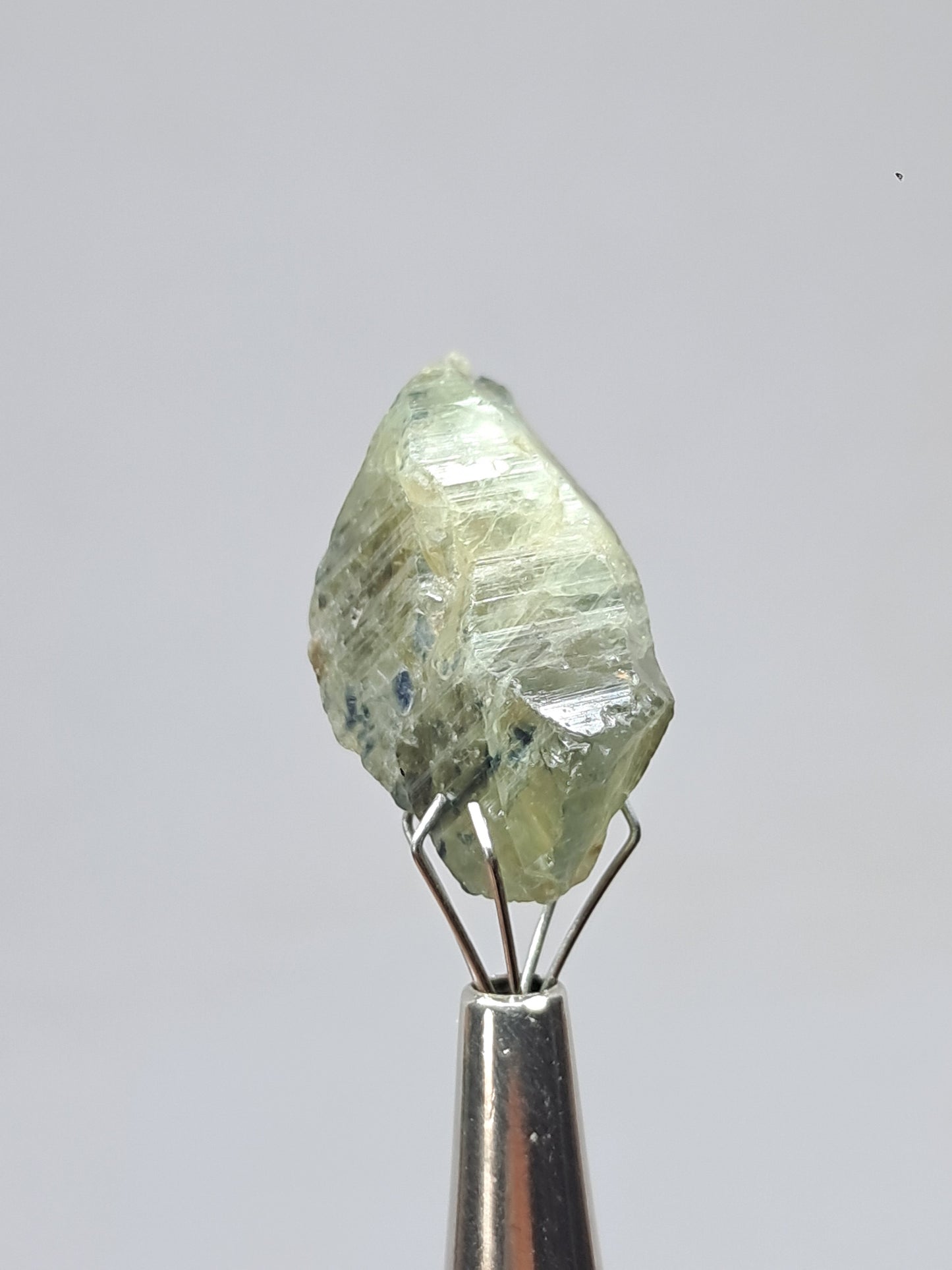 Natural Teal Green Sapphire Crystal (Karur) Rough Stone | Mineral Specimen #SP38