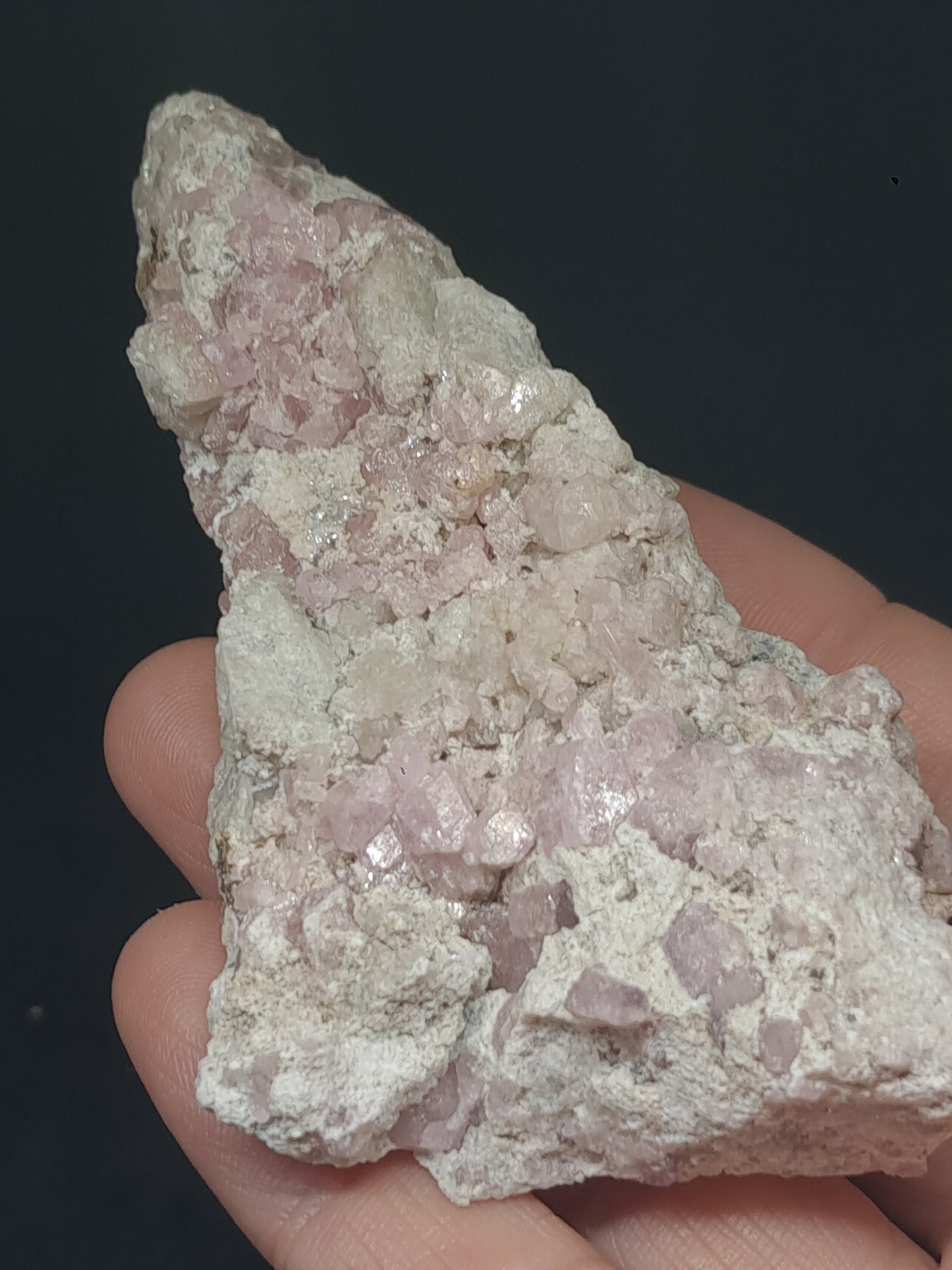 Grossular Garnet on Matrix (Mexico) Pink Garnet Cluster |Rough Crystal Stone | Mineral Specimen #GR20