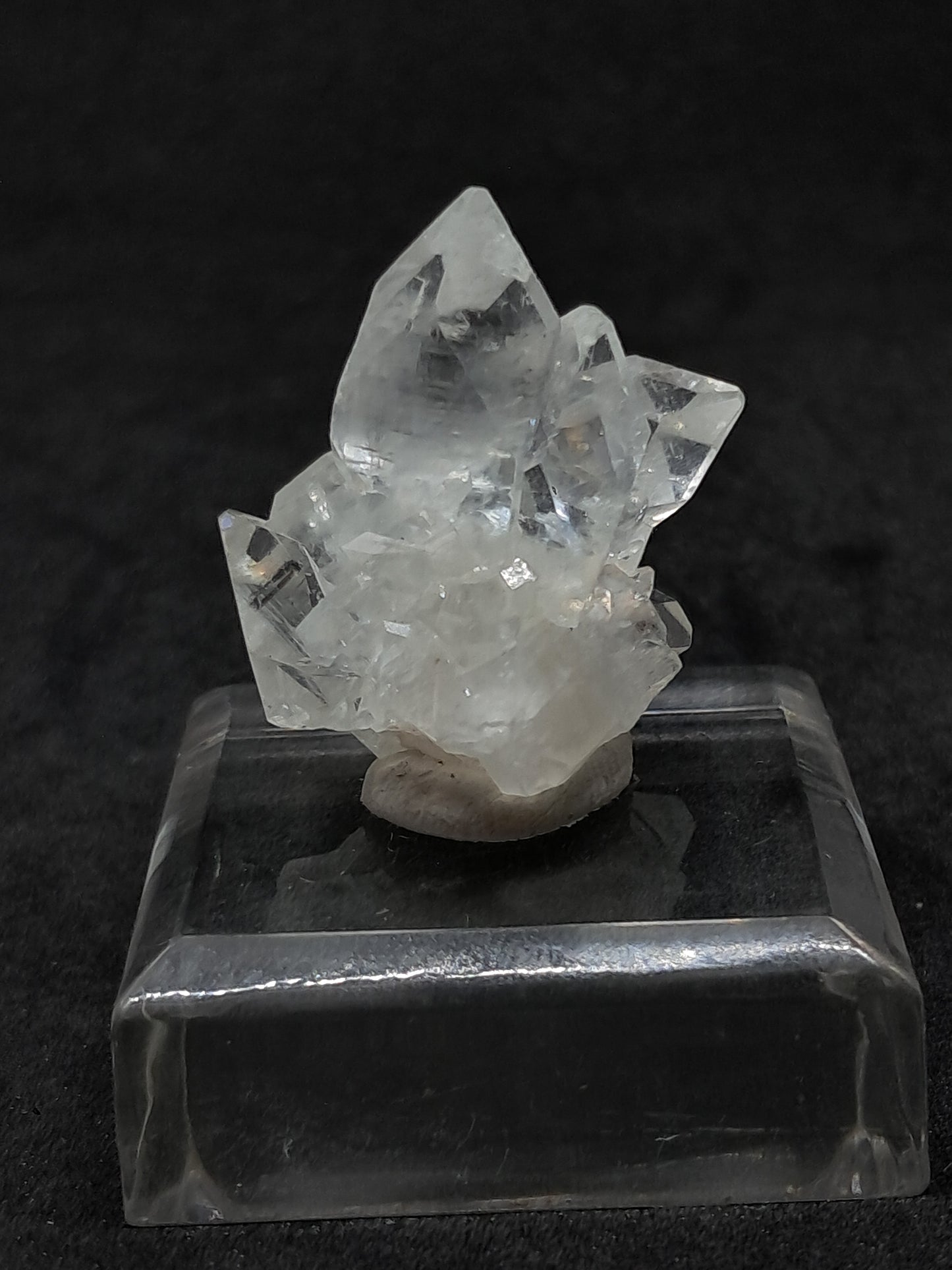 Clear Apophyllite Cluster (Ajanta) Natural Crystal | Mineral Specimen #AP53