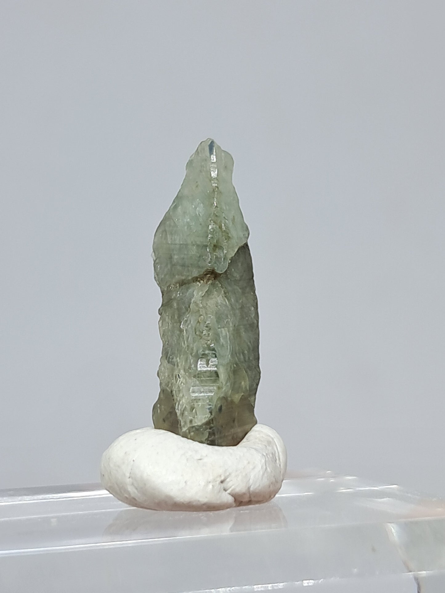 Natural Greenish-Blue *Teal* Sapphire Crystal (Karur) Rough Stone | Mineral Specimen #SP29