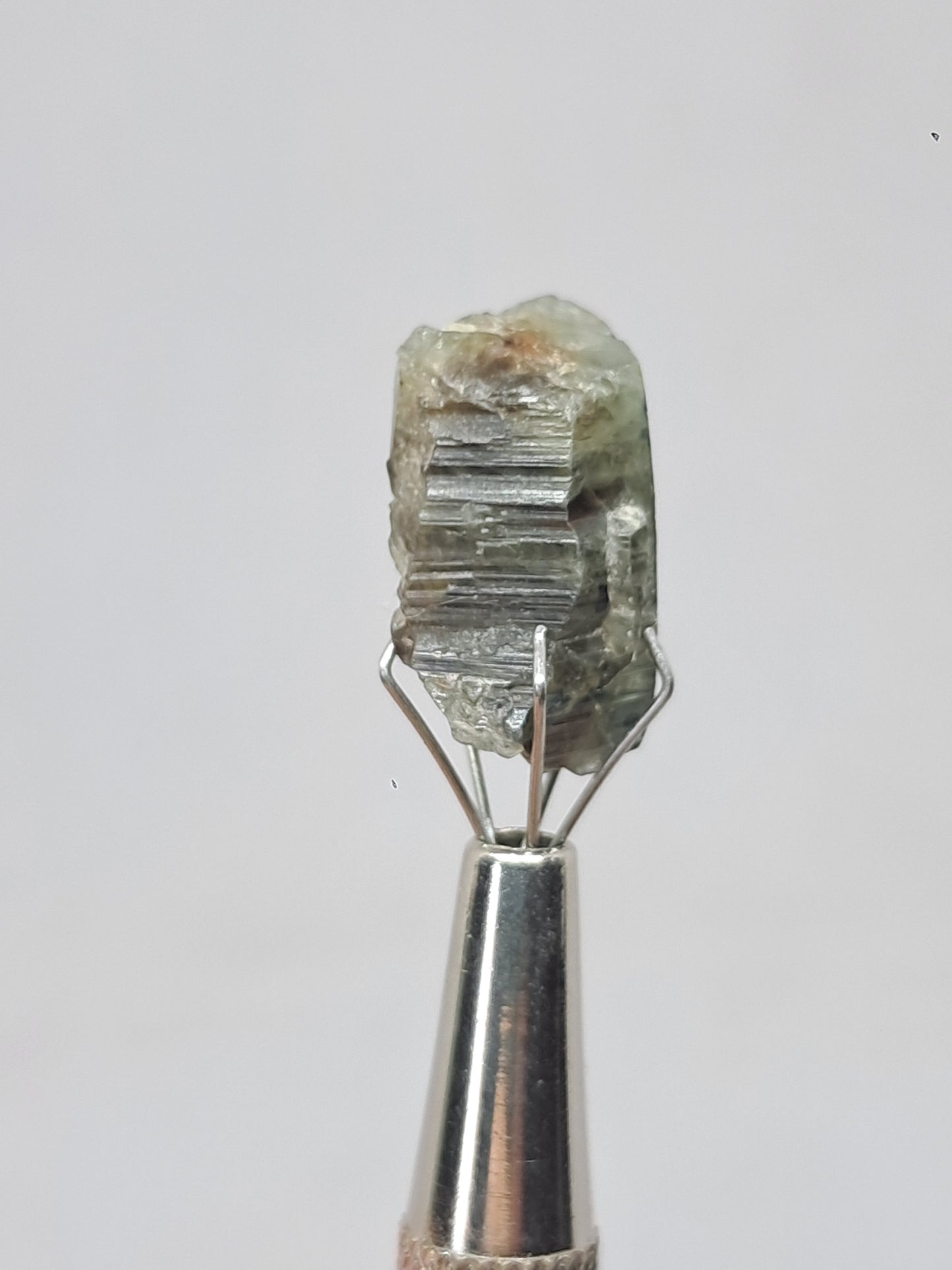 Natural Green Sapphire Crystal (Karur) Rough Stone | Mineral Specimen #SP36