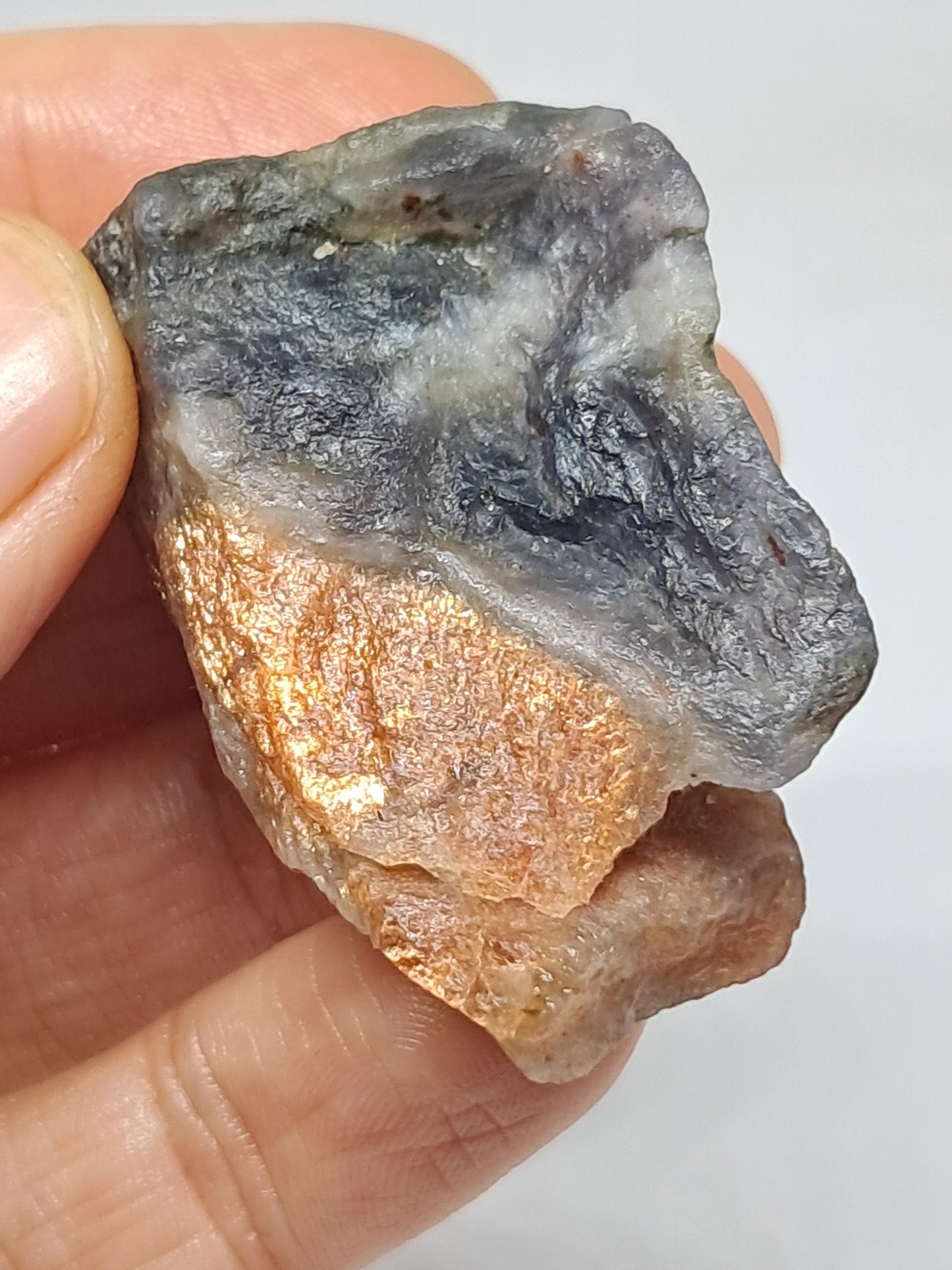Sunstone w/ Iolite (Tamil Nadu) Rough Stone | Natural Crystal | Mineral Specimen #SI15