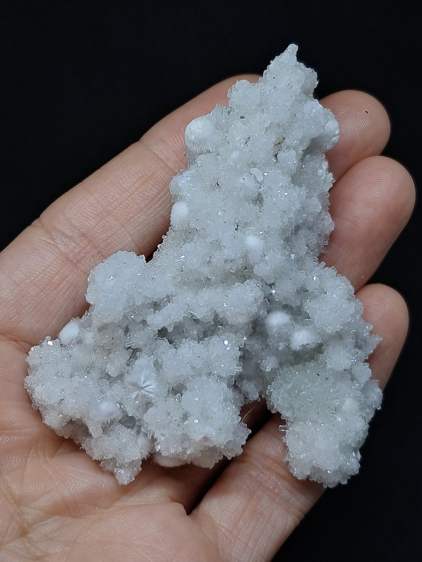 Okenite w/ Apophyllite Cluster (Mumbai) Mineral Specimen | Collector Grade | Natural Crystal #OK26