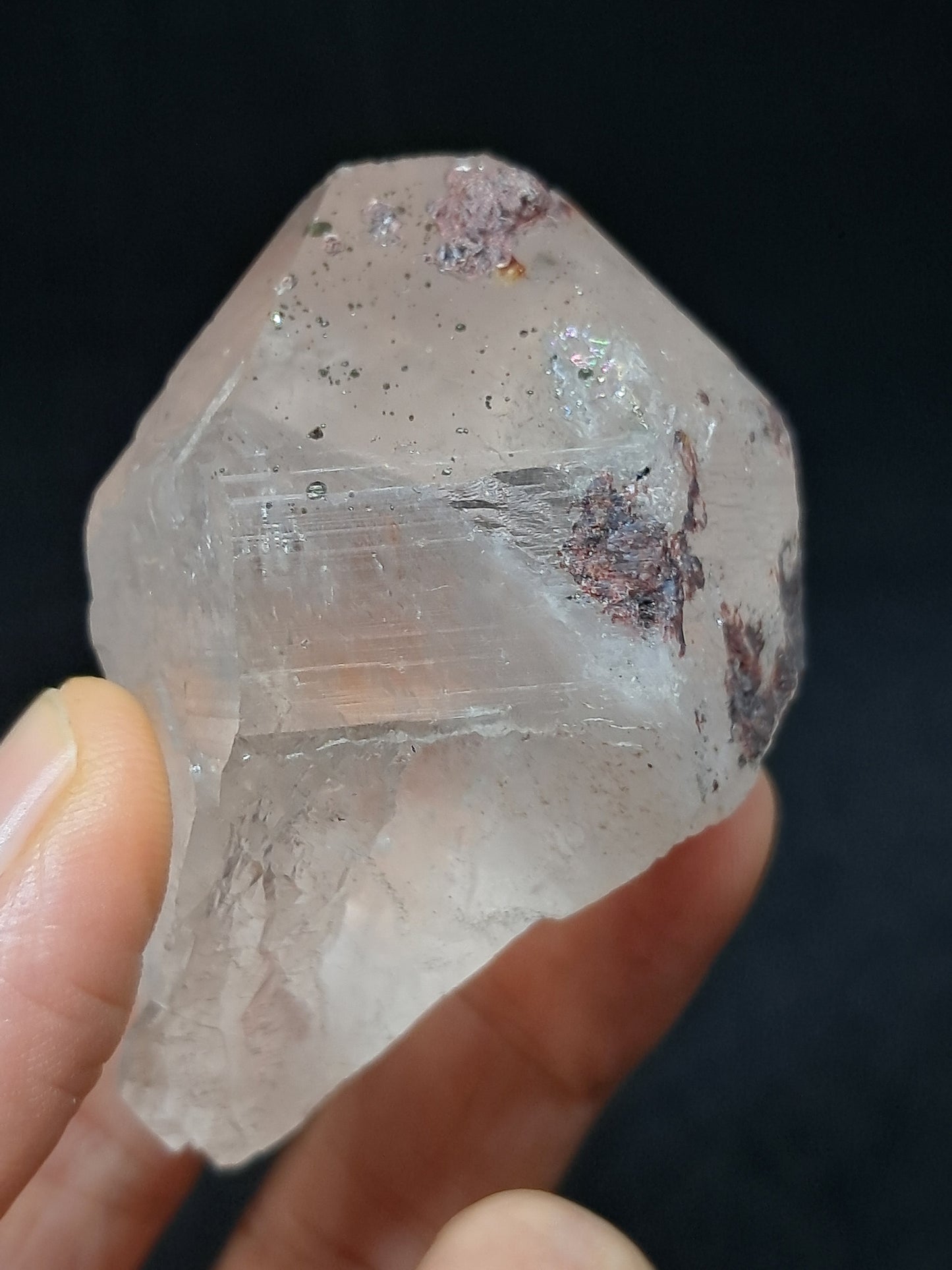 Himalayan Quartz Crystal Point with Pyrite Inclusions | Natural Stone | Mineral Specimen #CH52