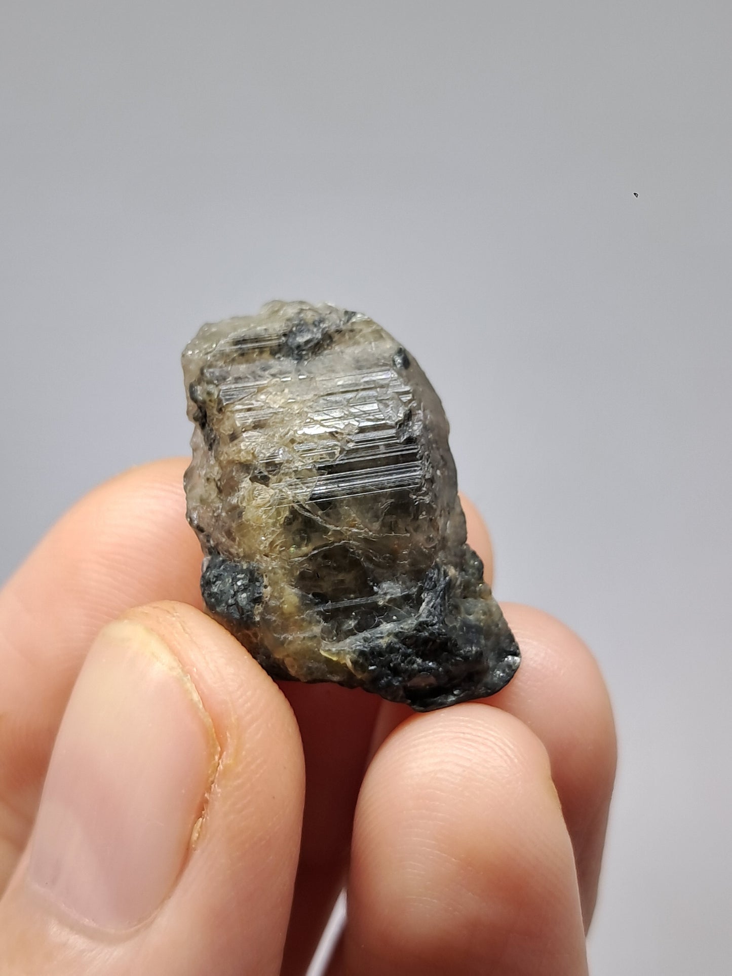 Natural Green Sapphire Crystal (Karur) Rough Stone | Mineral Specimen #SP31
