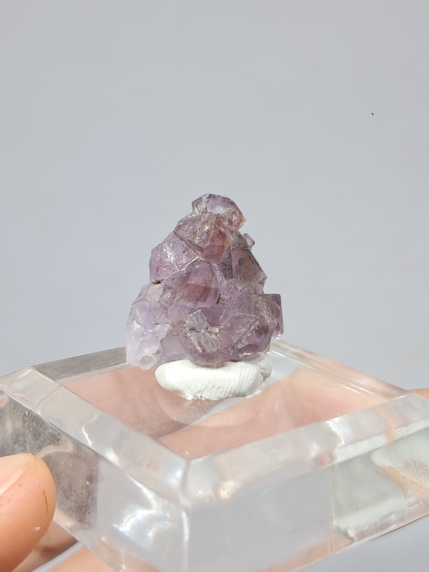 Amatista Elestial Super Seven (Karur) | Cúmulo de cristales en bruto | Piedra natural | Ejemplar mineral n.° KA137