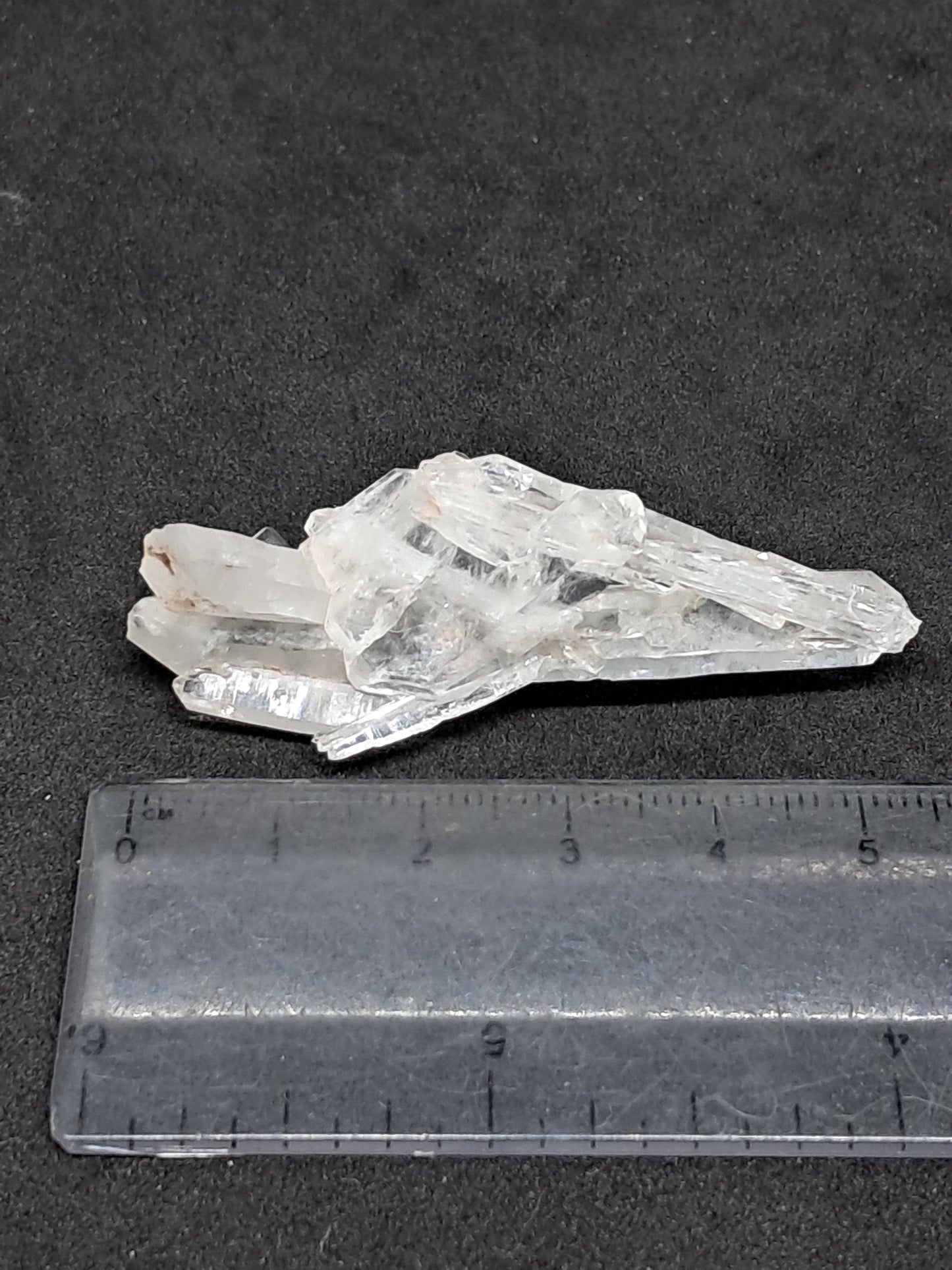 Cúmulo de Cuarzo Faden Claro (Santander, Colombia) Punta Natural | Ejemplar Mineral #COQ12