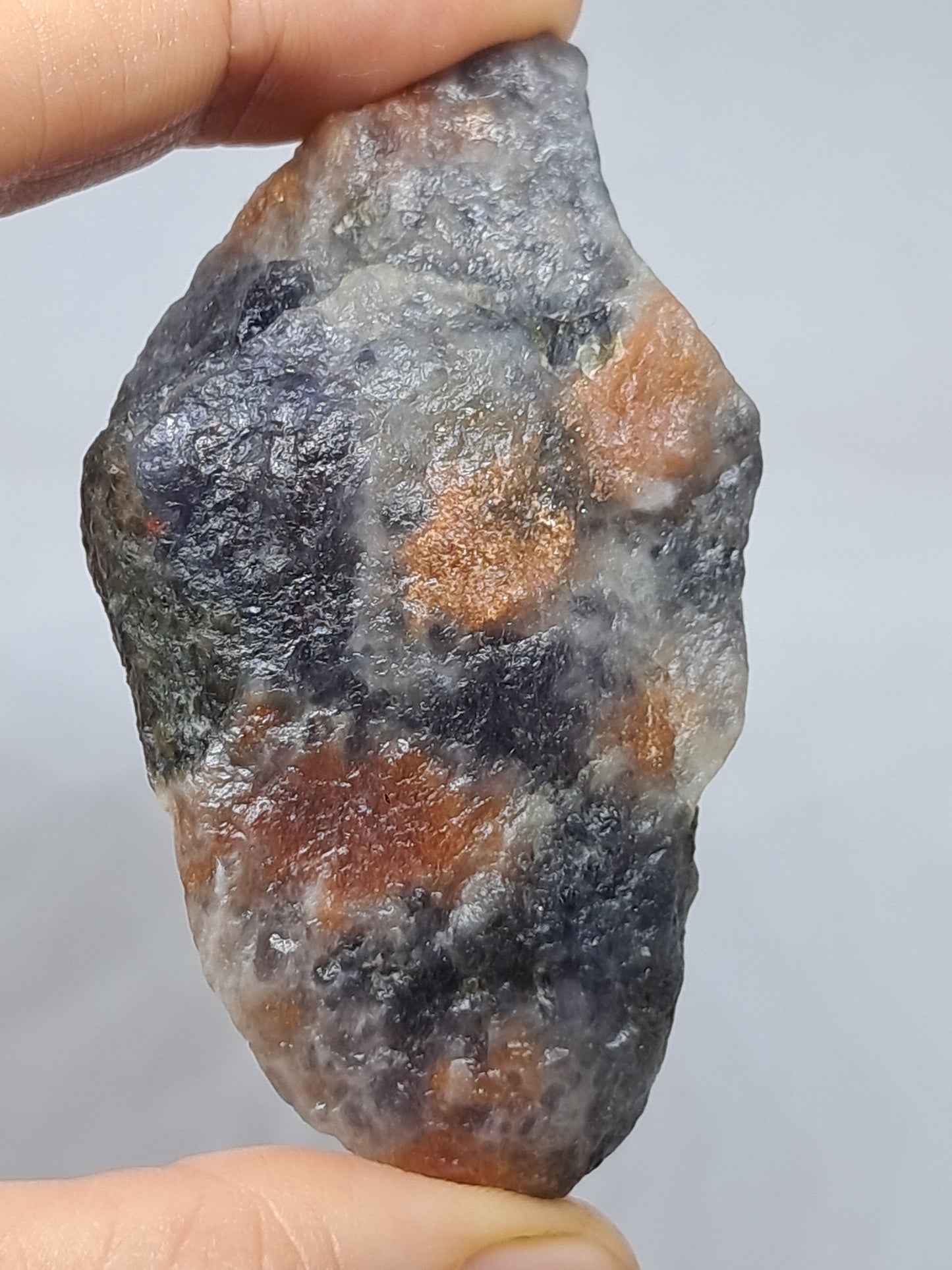 Sunstone w/ Iolite (Tamil Nadu) Rough Stone | Natural Crystal | Mineral Specimen #SI16