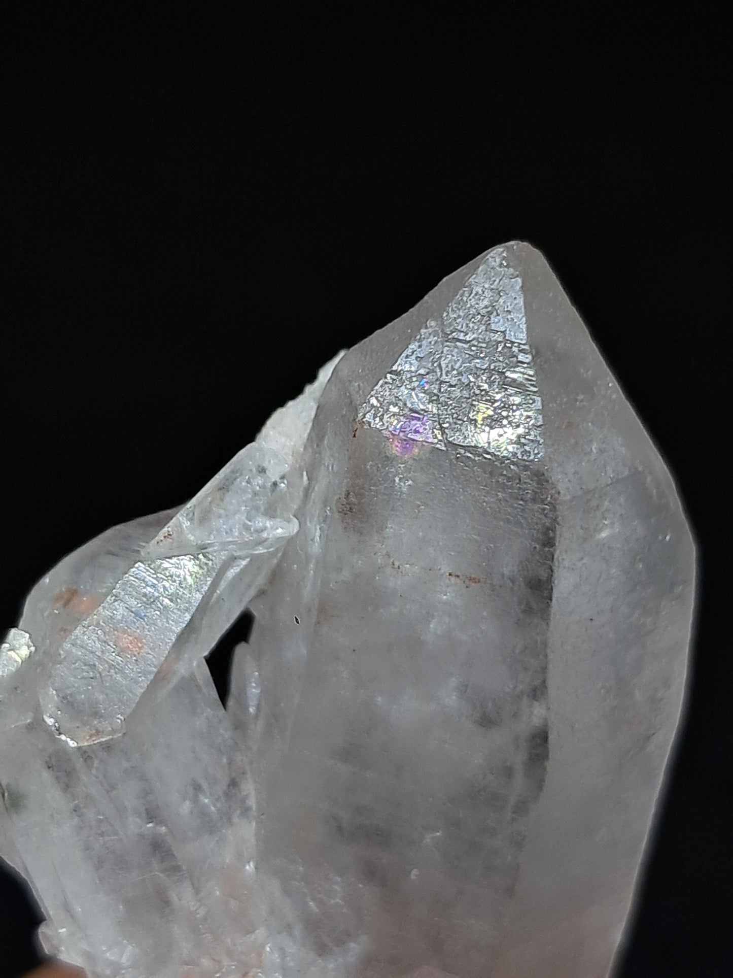 Punta biterminada de cuarzo del Himalaya | Cristal natural | Ejemplar mineral n.° CH67
