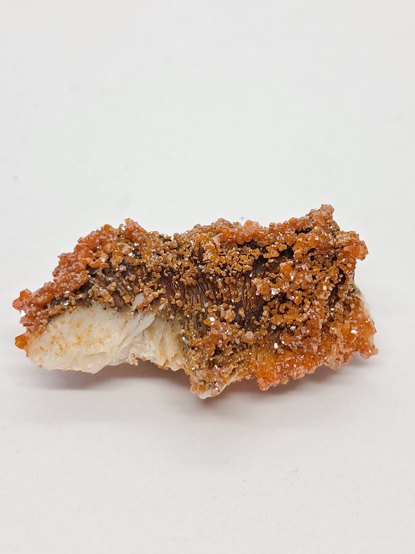 High grade Vanadinite on Baryte (Non-precious Natural Stone) #VD2