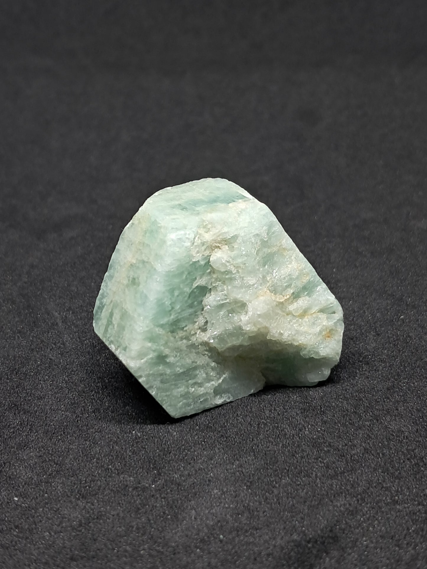 Aquamarine (Andhra Pradesh) Rough Hexagonal Crystal | Mineral Specimen #AQM8