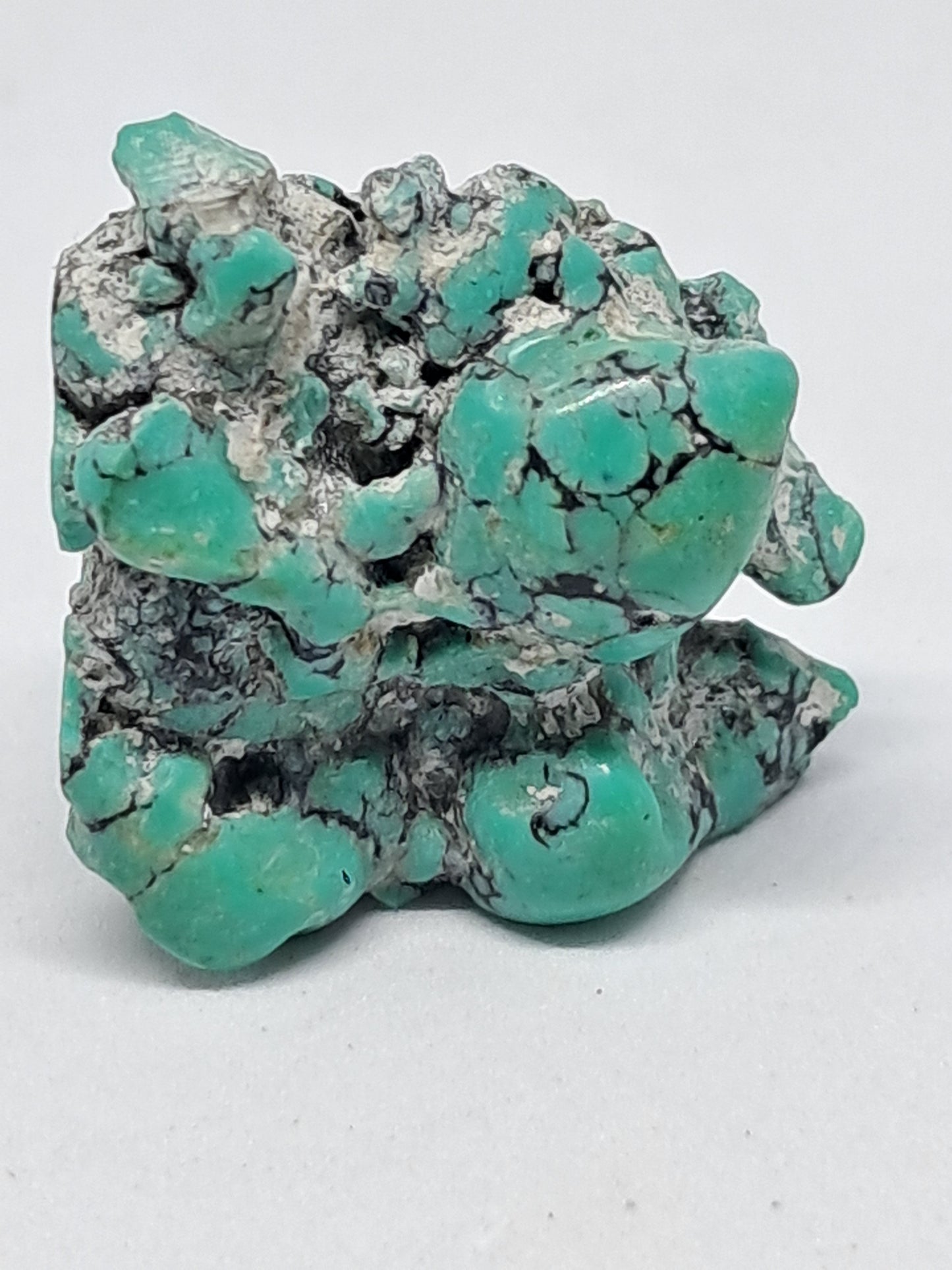 Tibetan Turquoise Stabilized Natural Stone | Mineral Specimen #TT8