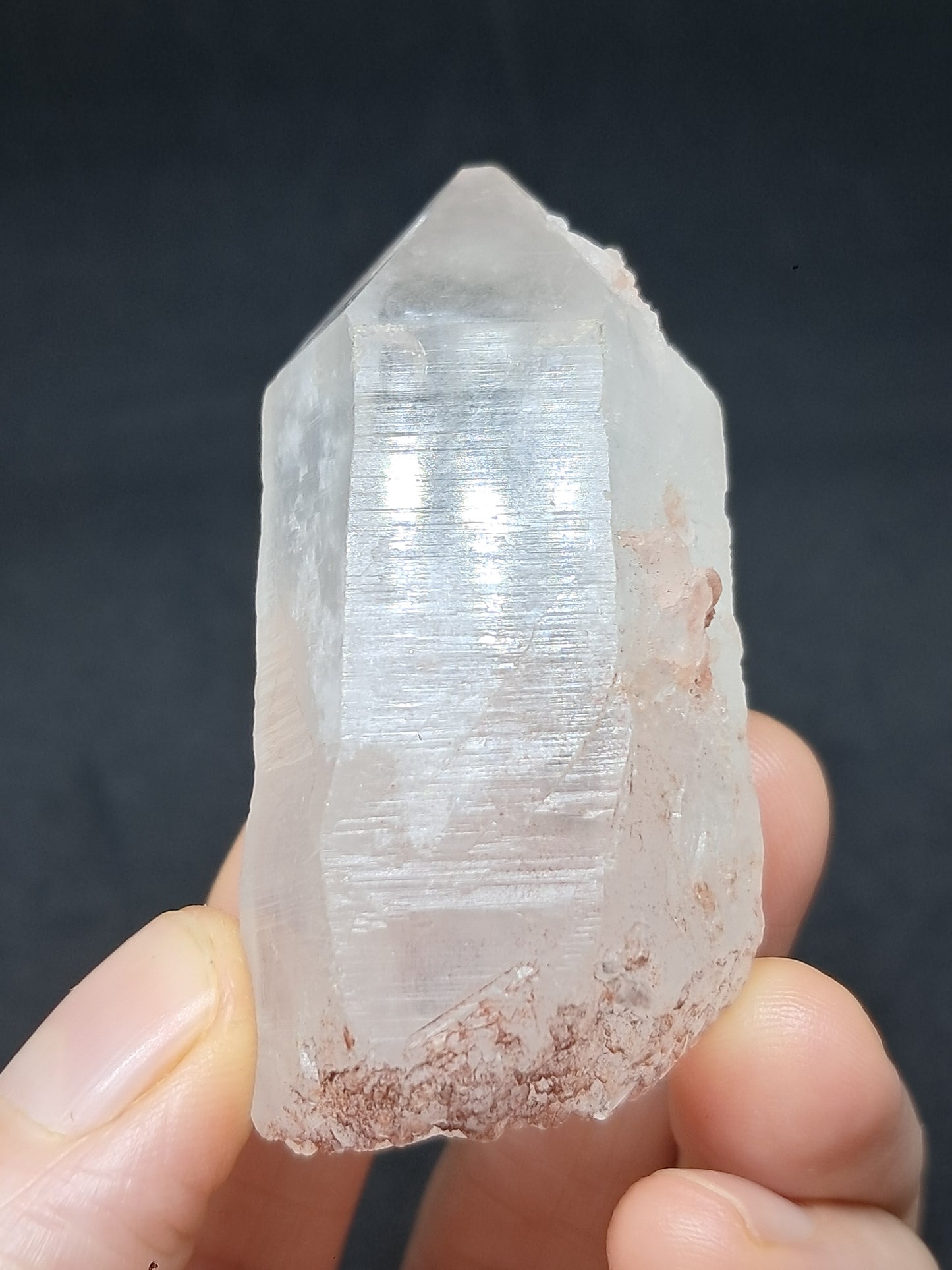 Quartz Self-healed Crystal Point (Himachal Pradesh) | Rare Formation #CH44