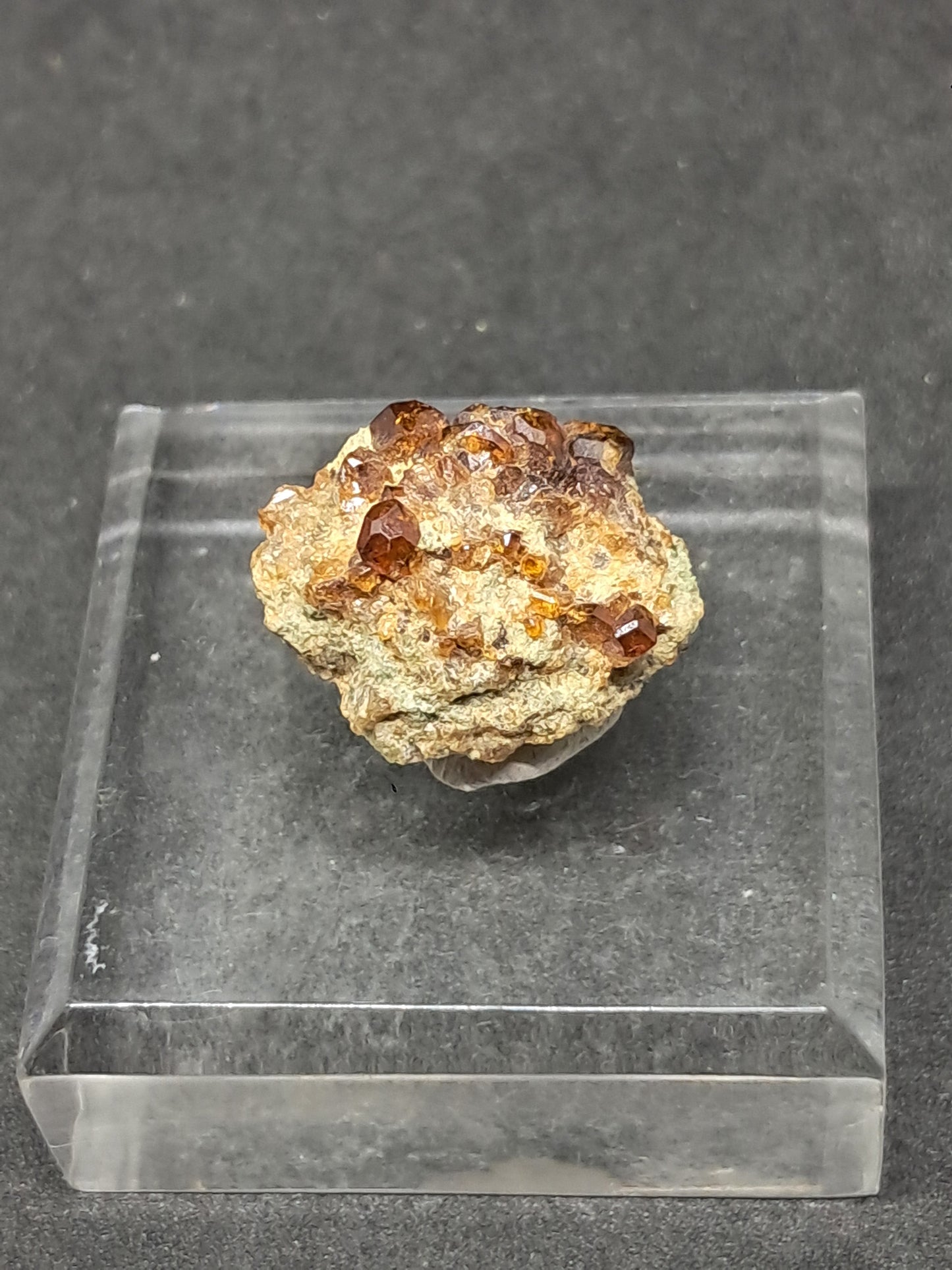 Cúmulo de granate marrón (México) | Cristal en bruto | Ejemplar mineral n.° GR9