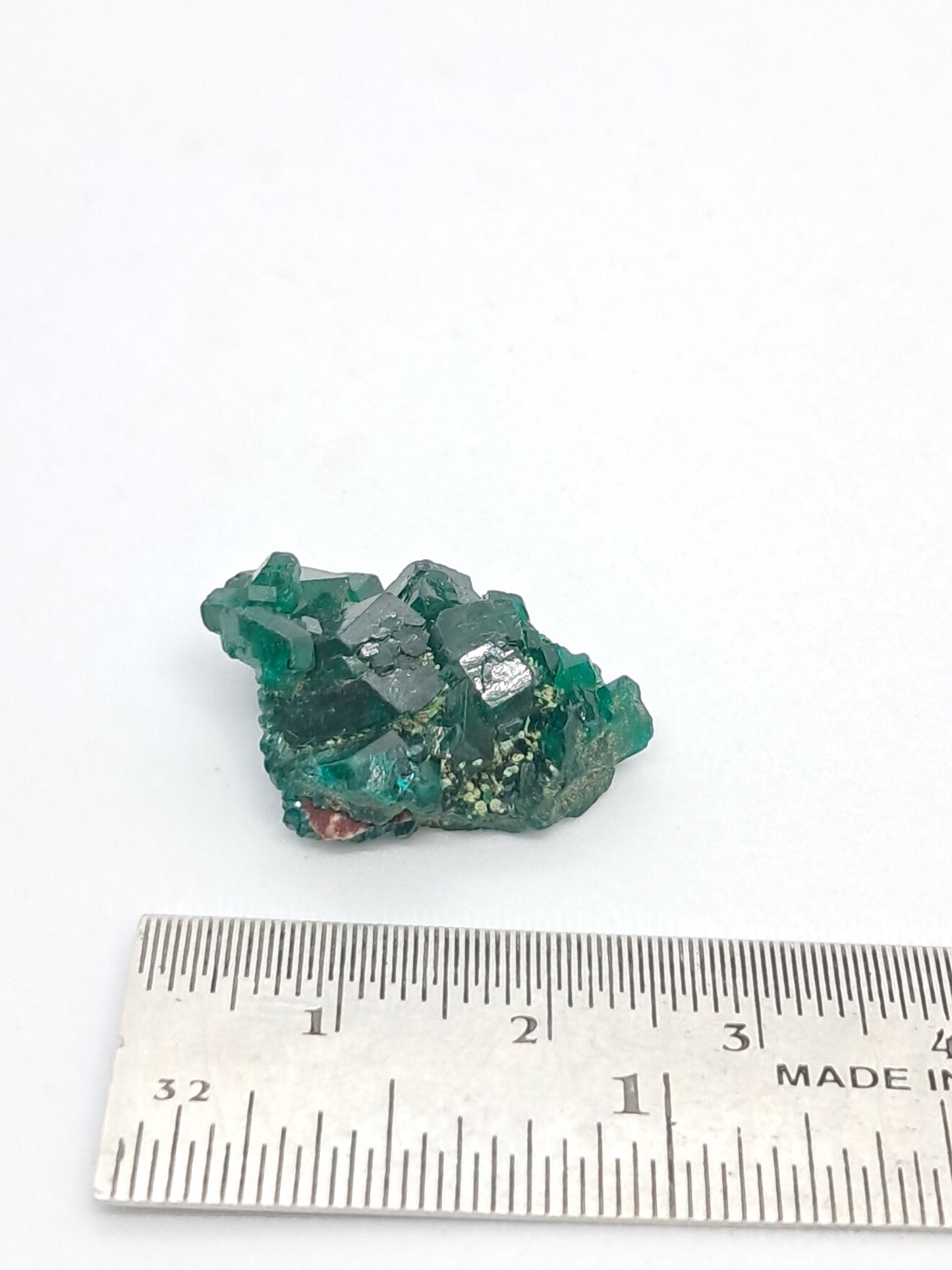 Dioptase (Democratic Republic of Congo) Natural Cluster | Rough Crystal | Mineral Specimen #DPT3