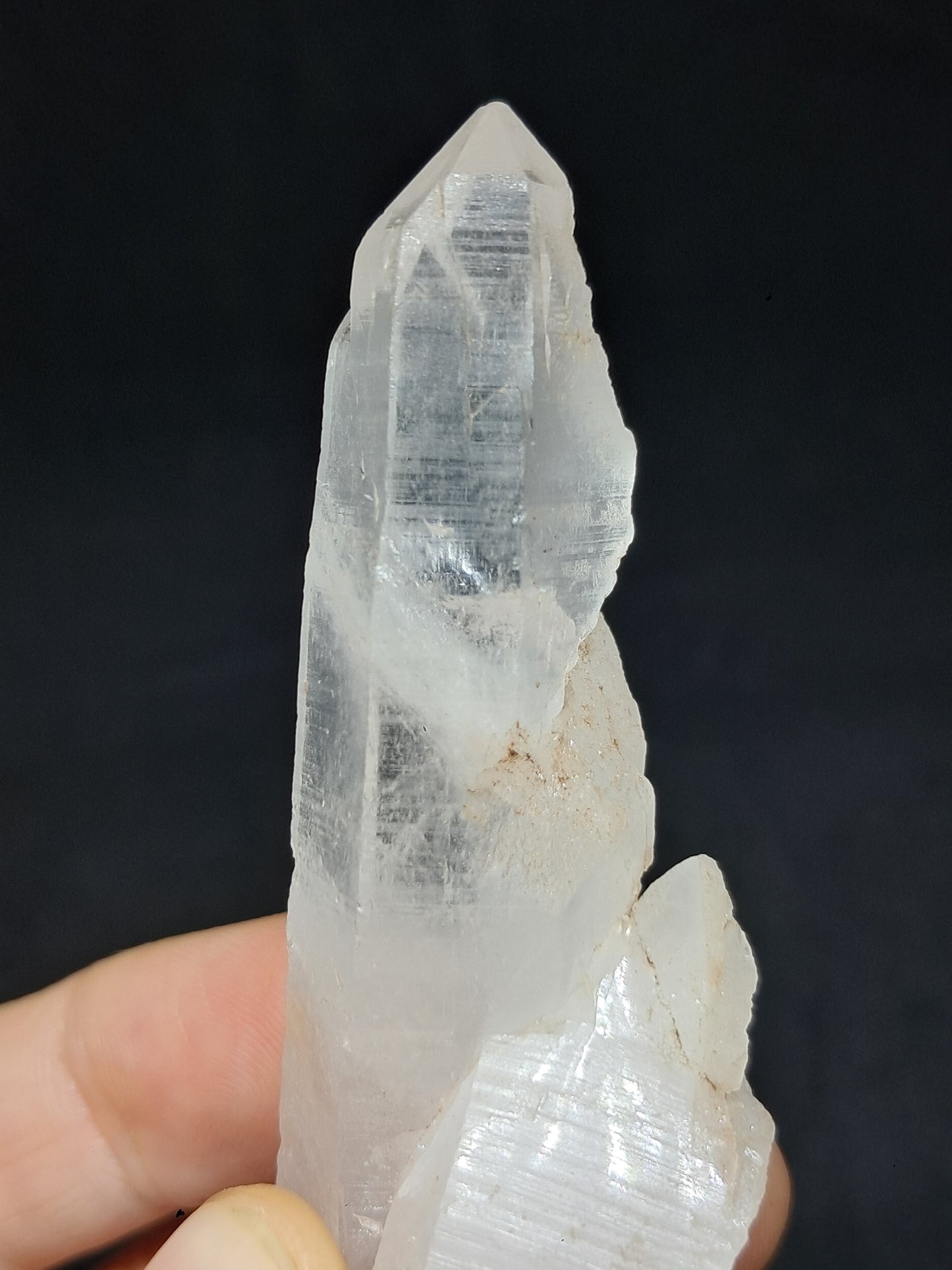 Himalayan Quartz Self-healed Crystal Point | Natural Crystal | Rough Stone | Mineral Specimen #CH46