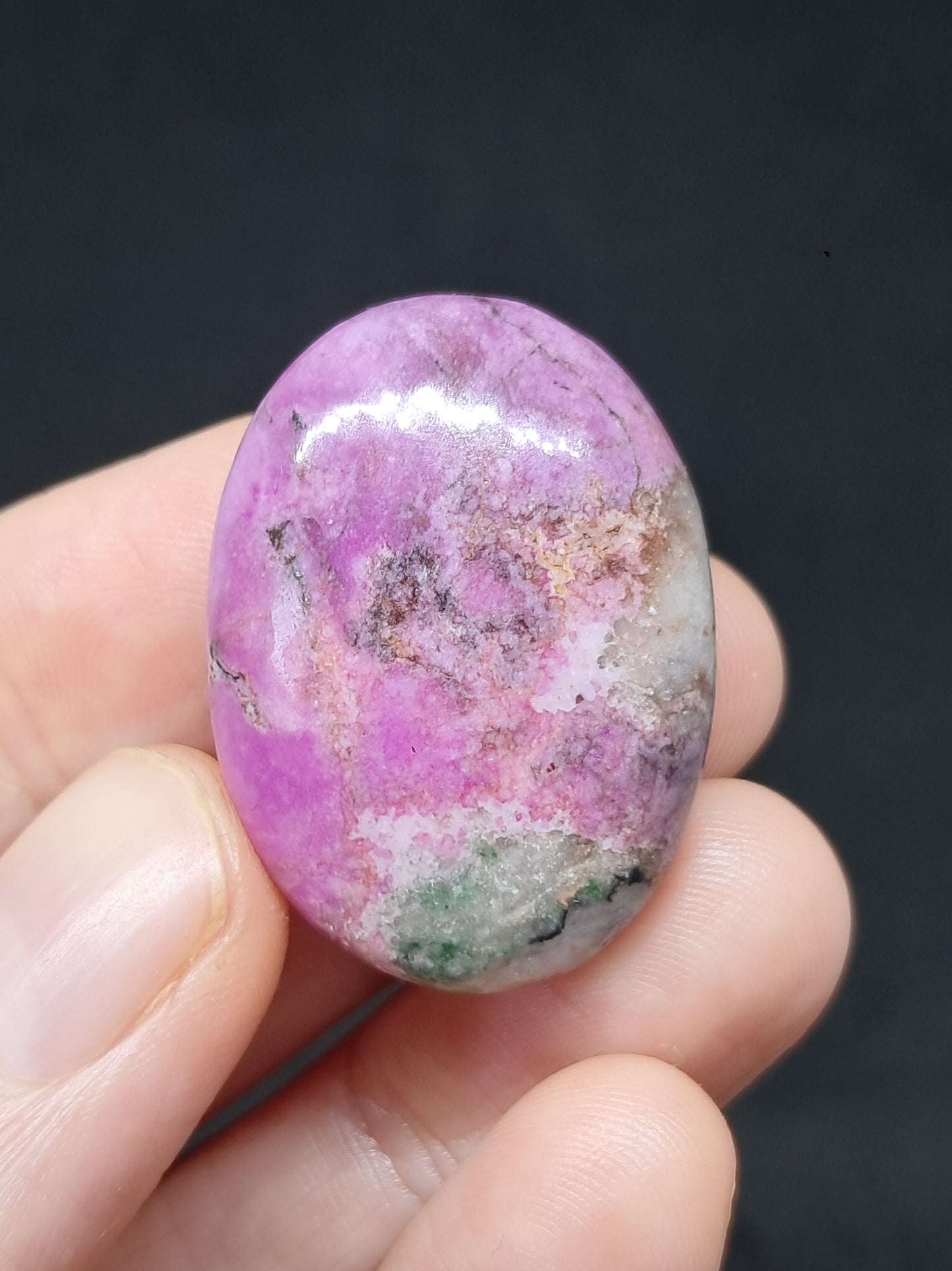 Cobaltoan Calcite Palmstone | Polished Natural Stone