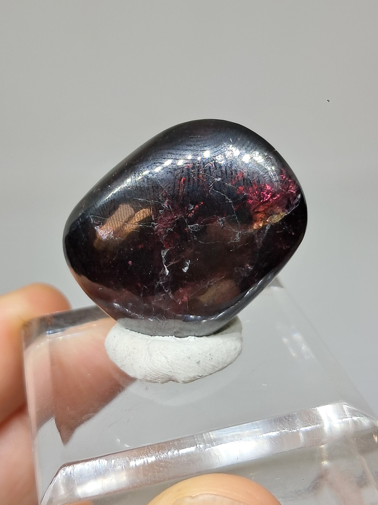 Red Garnet Tumbled Pebbles | Polished Natural Stone #PG1