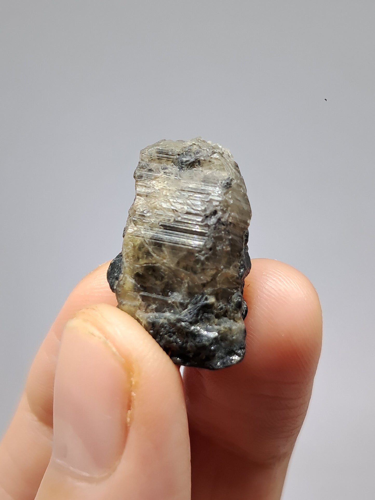 Natural Green Sapphire Crystal (Karur) Rough Stone | Mineral Specimen #SP31