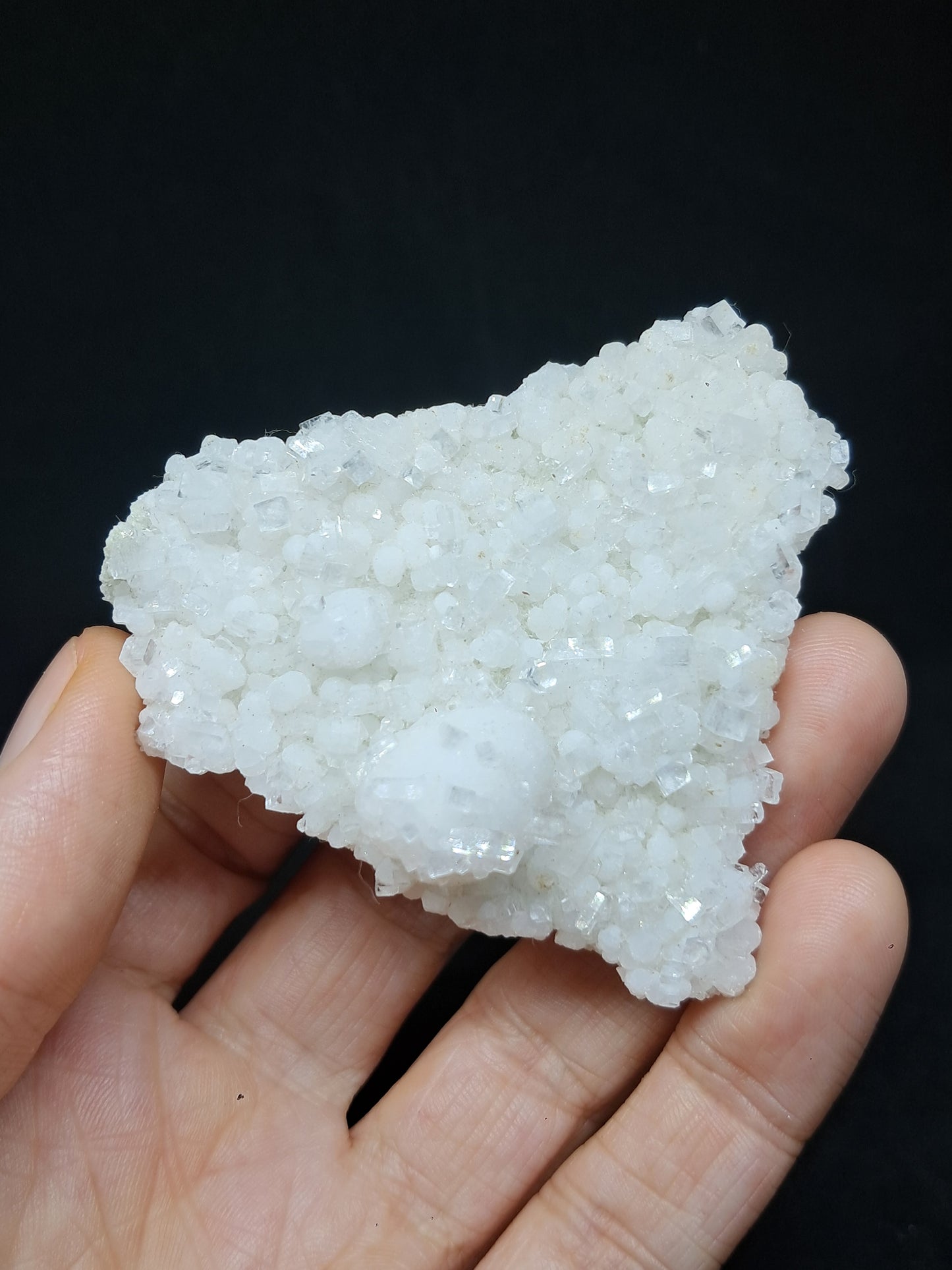 Okenite w/ Apophyllite (Mumbai) Mineral Specimen | Collector Grade | Natural Crystal #OK19