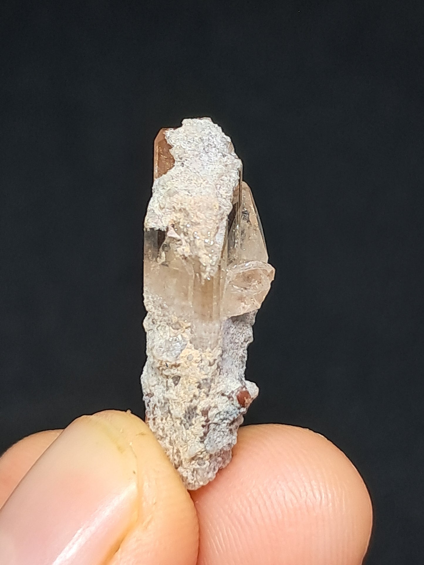 Cristal de topacio natural (México), piedra preciosa rara | Ejemplar mineral n.° TPZ5