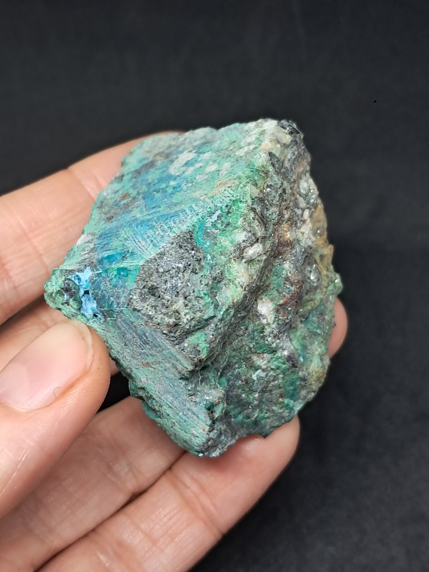 Chrysocolla Malachite (Democratic Republic of Congo) Raw Stone | Rough Crystal | Natural Mineral Specimen #CM7
