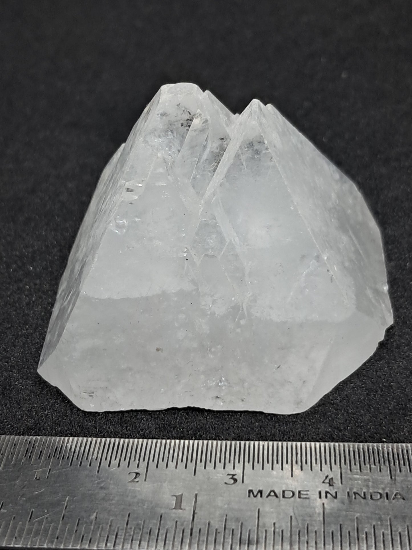 Clear Apophyllite Point w/ Multiple Terminations (Ajanta) Natural Crystal | Mineral Specimen #AP4