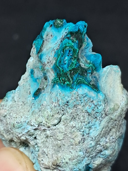 Chrysocolla Malachite  (Democratic Republic of Congo) Raw Stone | Rough Crystal | Natural Mineral Specimen #CM6