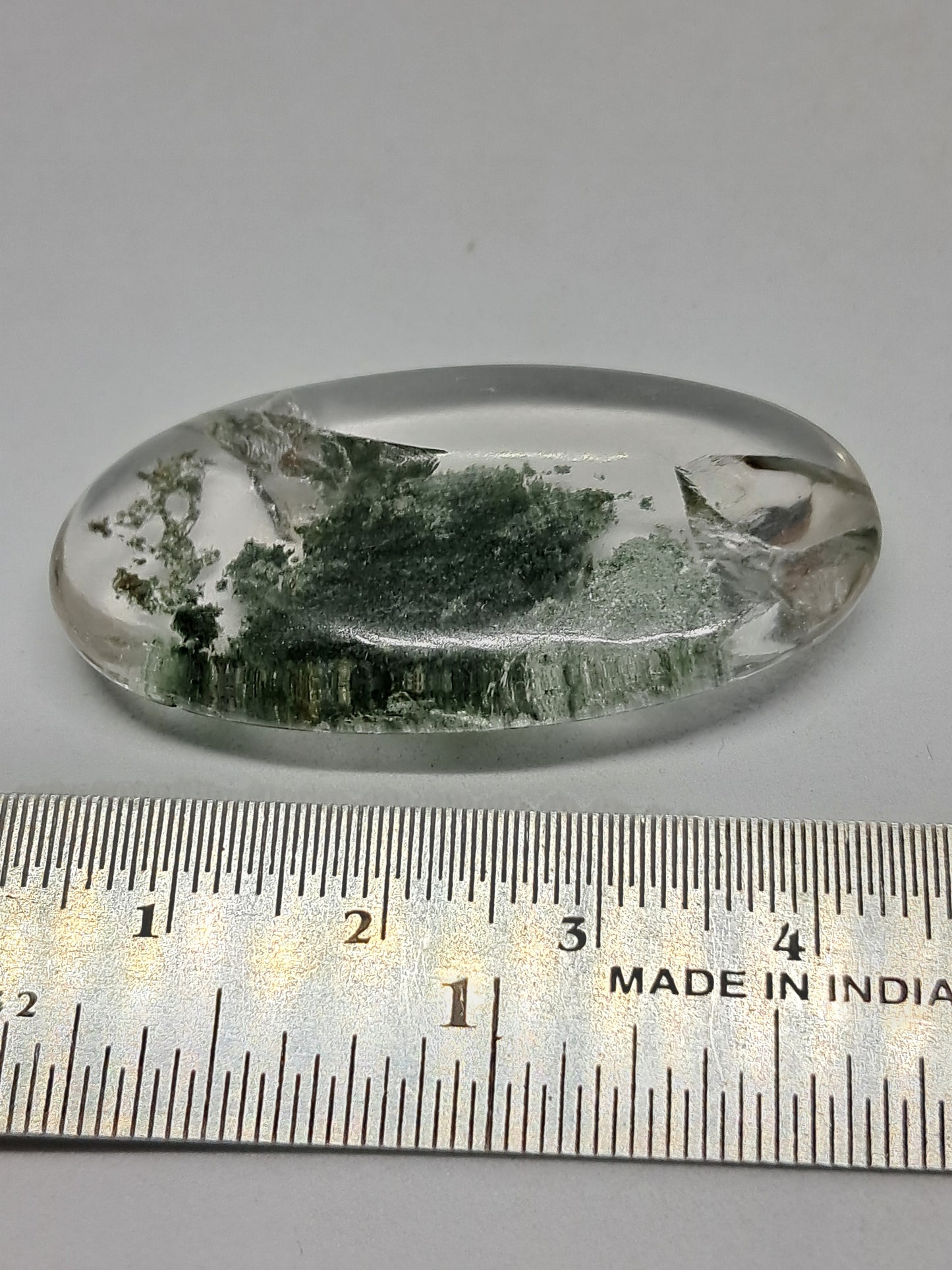 Chlorite Quartz Palmstone | High Quality Polished Stone | Natural Crystal | Mineral Specimen #PQ3