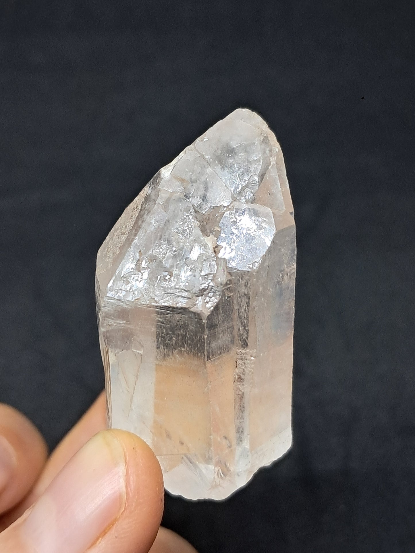 Himalayan Quartz Self-healed Crystal (Himachal Pradesh) | Mineral Specimen #CH39