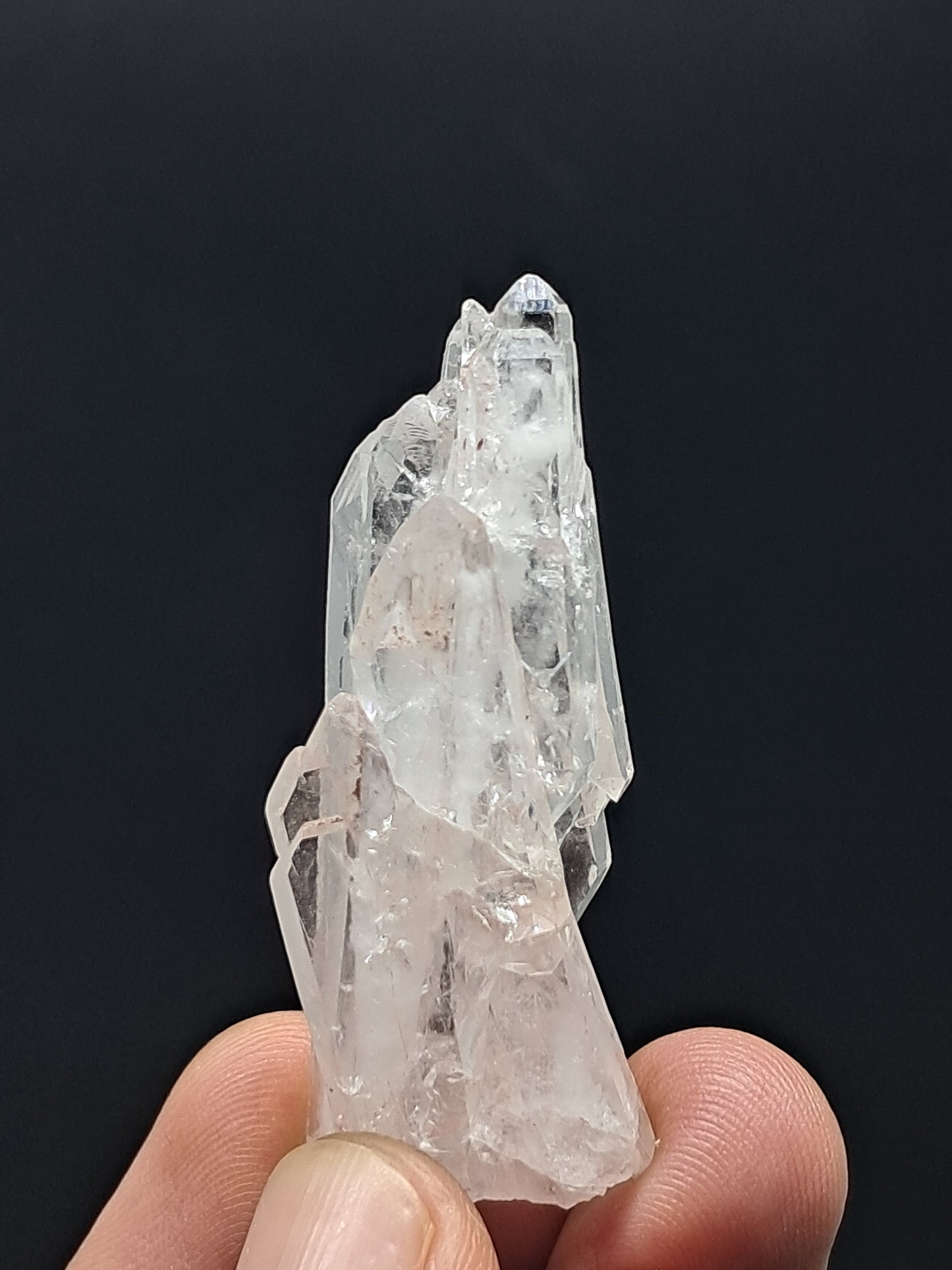 Cúmulo de Cuarzo Faden Claro (Santander, Colombia) Punta Natural | Ejemplar Mineral #COQ13