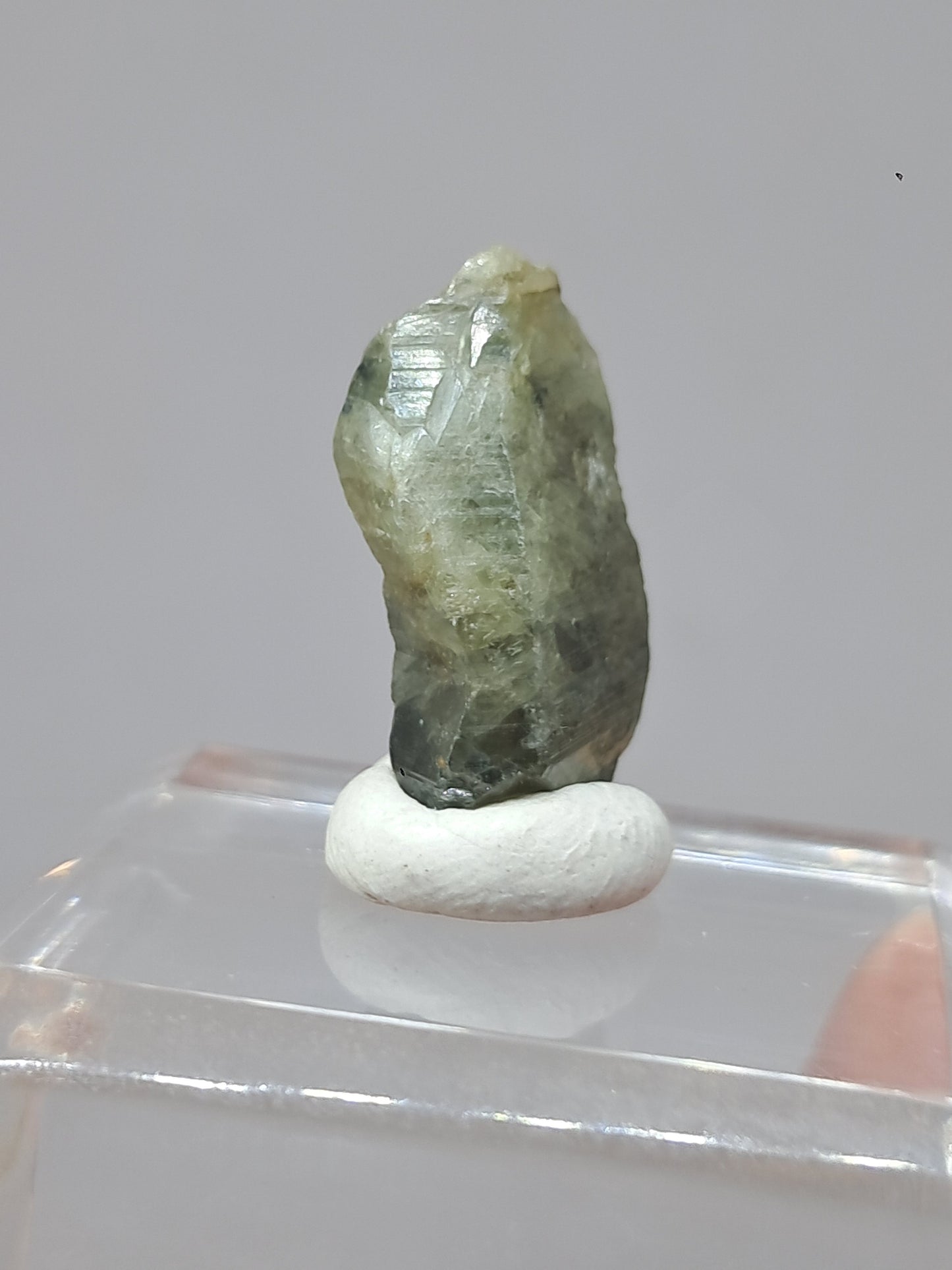 Natural Teal Green Sapphire Crystal (Karur) Rough Stone | Mineral Specimen #SP38
