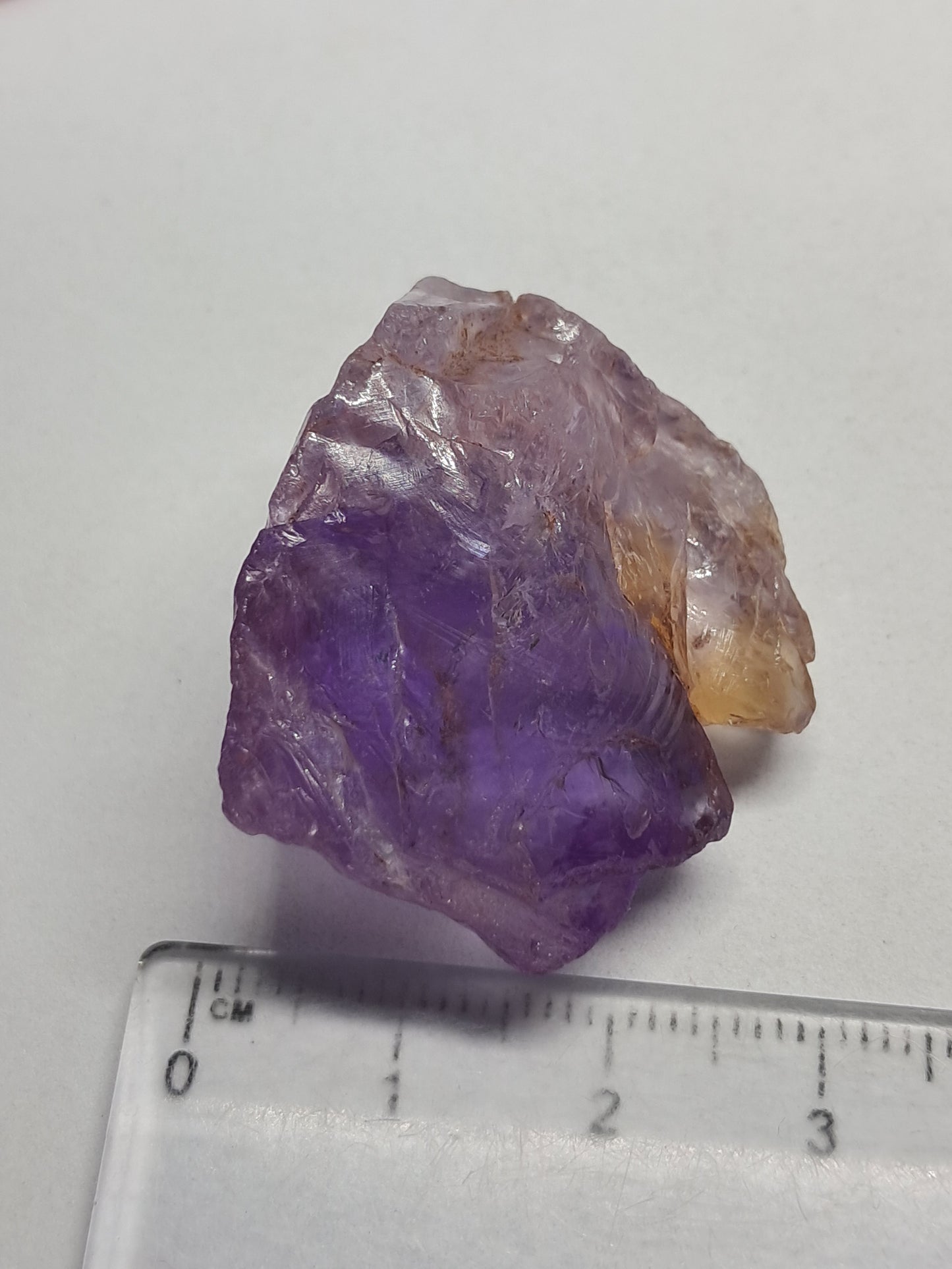 Rough Ametrine (Madagascar) Raw Natural Stone | Mineral Specimen #AMT2