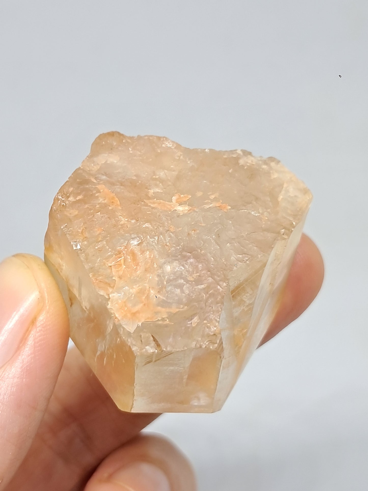 Natural Citrine "Kundalini" (Democratic Republic of Congo) Crystal Point | Mineral Specimen #CTN21
