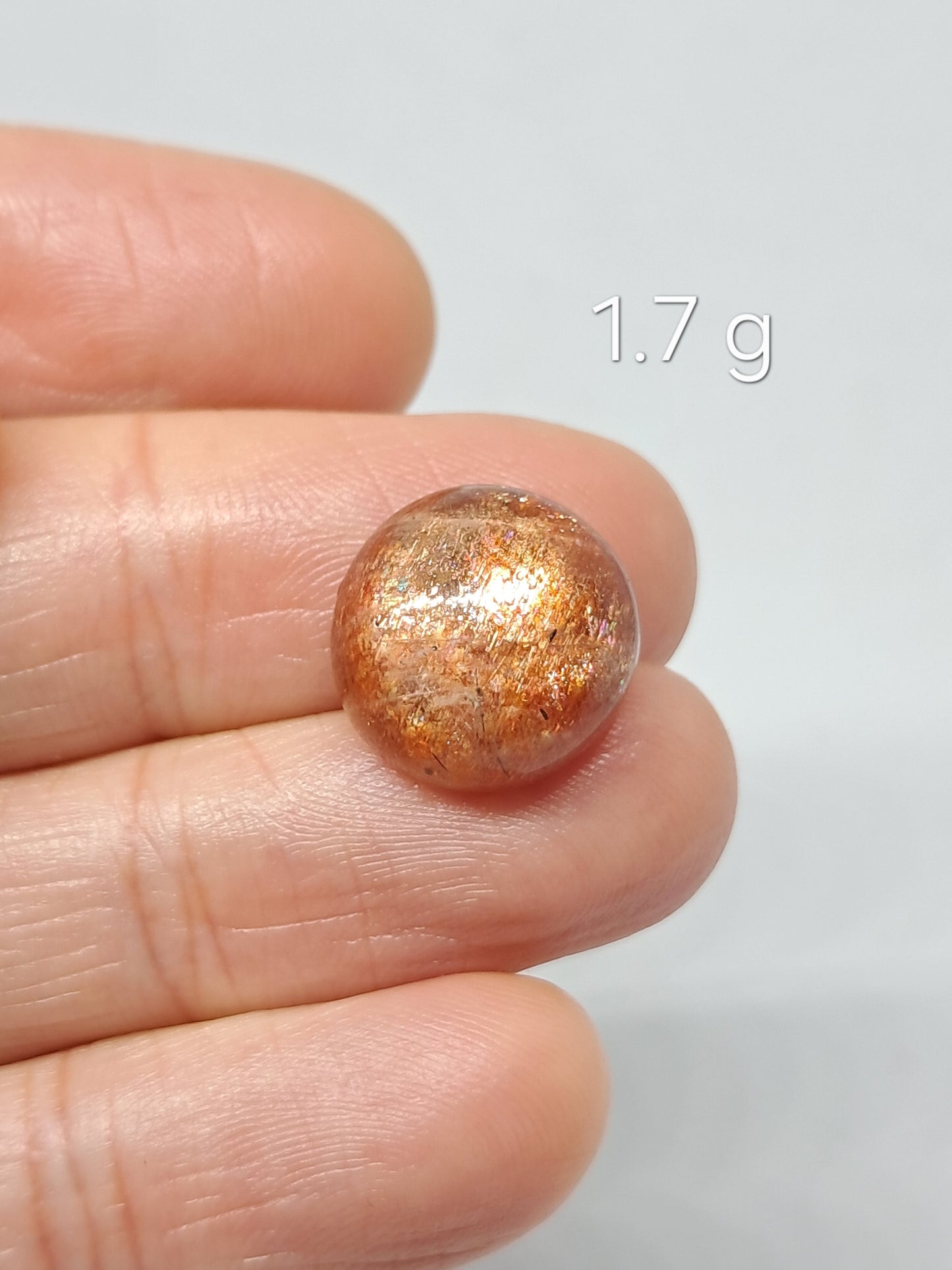 High Grade Sunstone Cabochons (Tamil Nadu) Polished Stones | Natural Crystal #PQ15