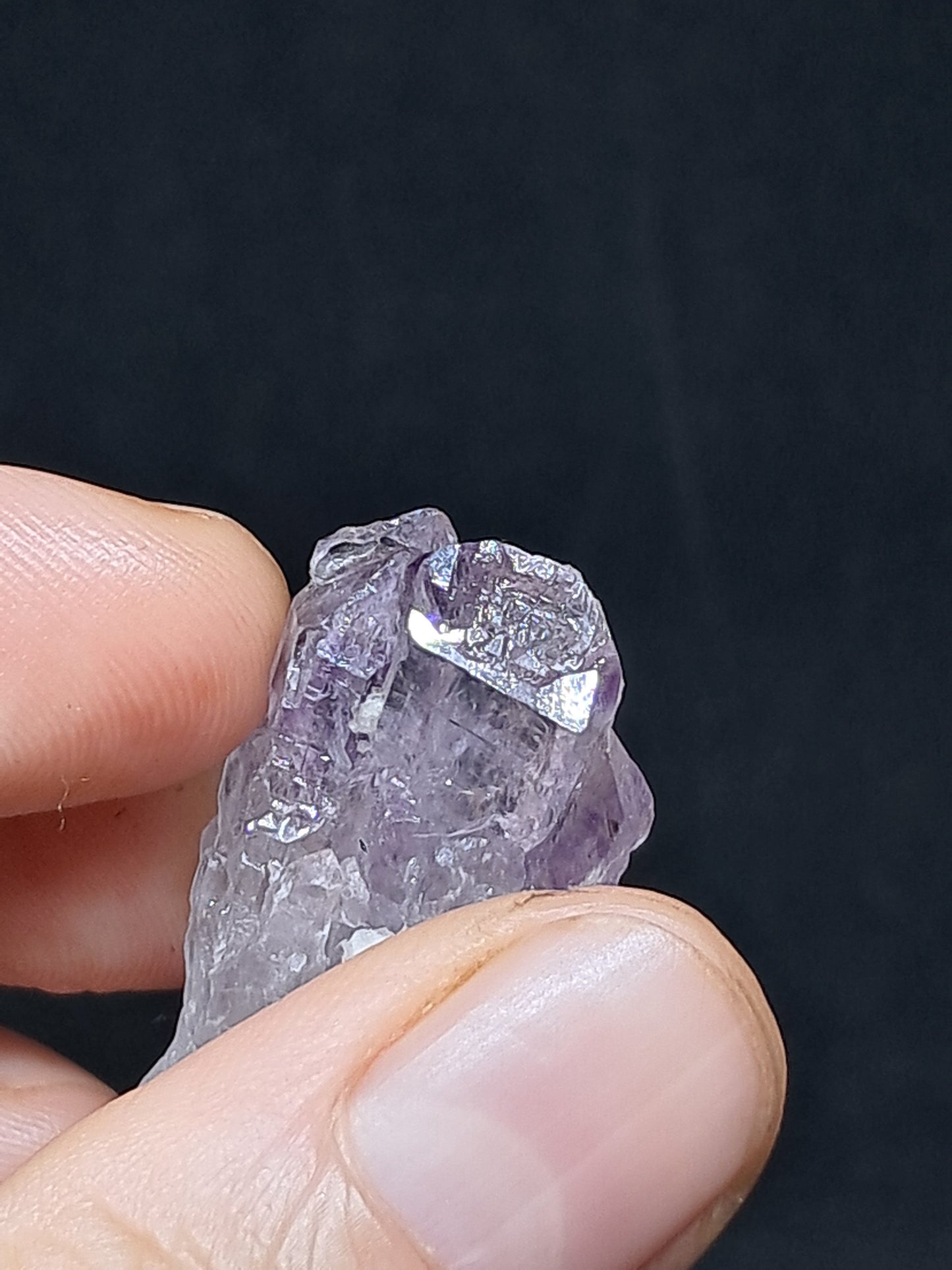 Amatista Elestial (Karur) | Cristal en bruto | Piedra Natural | Espécimen mineral #KA134