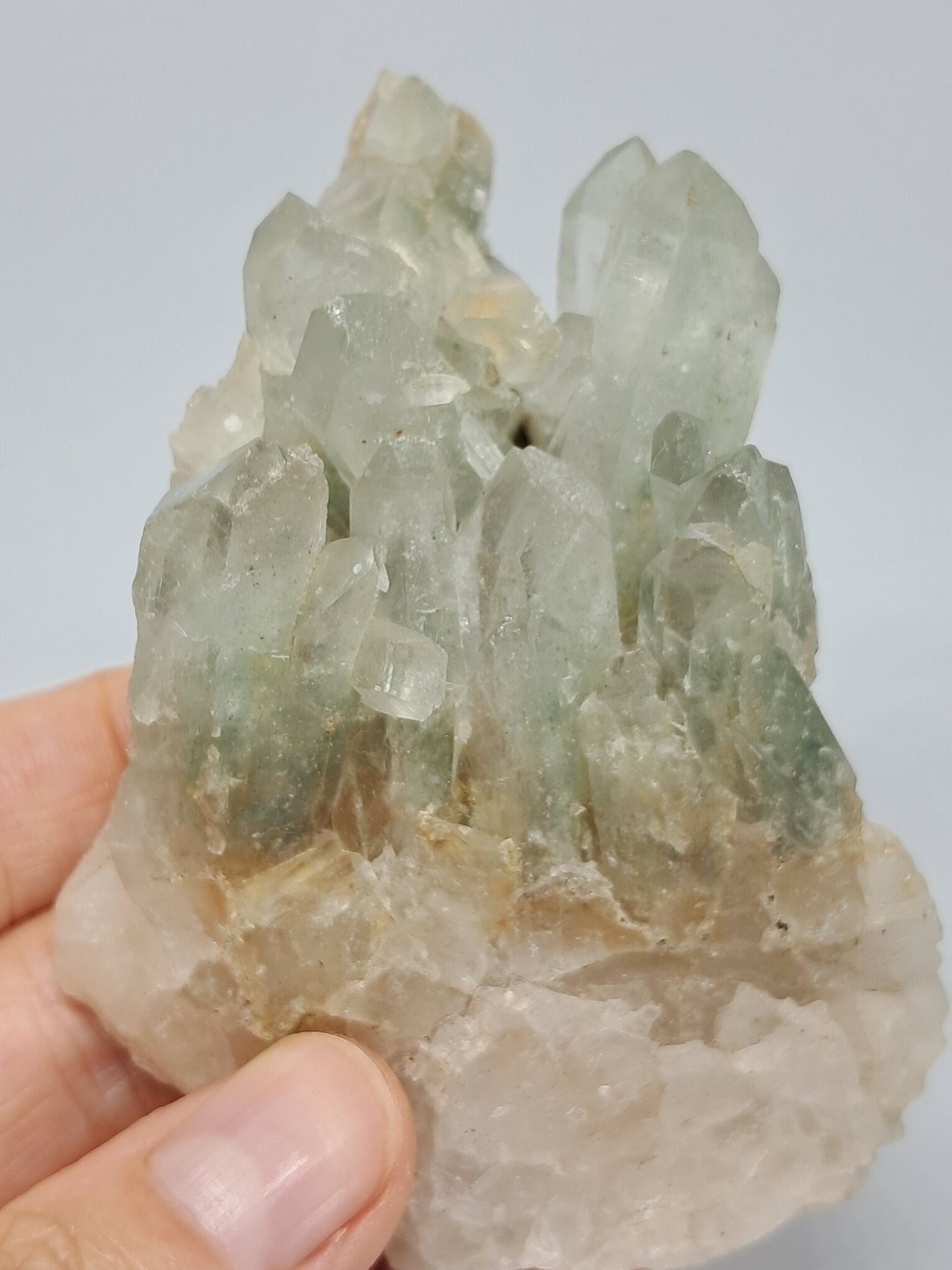 Chlorite Quartz Cluster (Himachal Pradesh) Rough Stone | Natural Crystal | Chamanic Garden | Mineral Specimen #CQ1