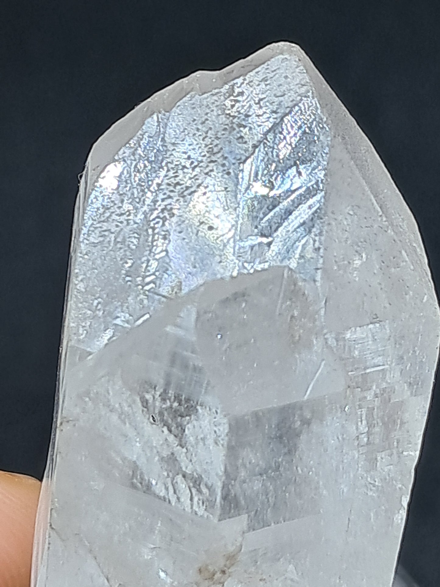Himalayan Quartz Twin Crystal Point | Natural Etched Crystal | Rough Stone | Mineral Specimen #CH45