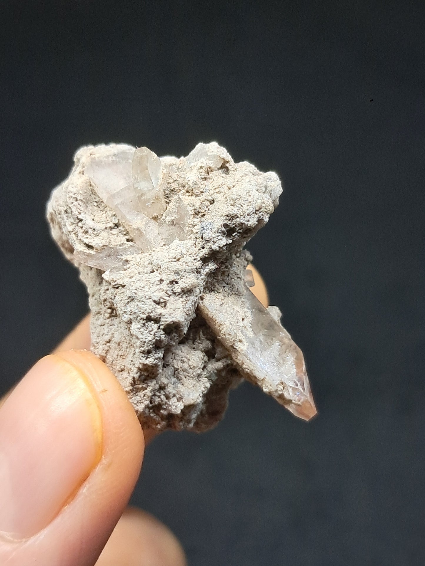Cristal de topacio natural en matriz (México), piedra preciosa rara | Ejemplar mineral n.° TPZ7
